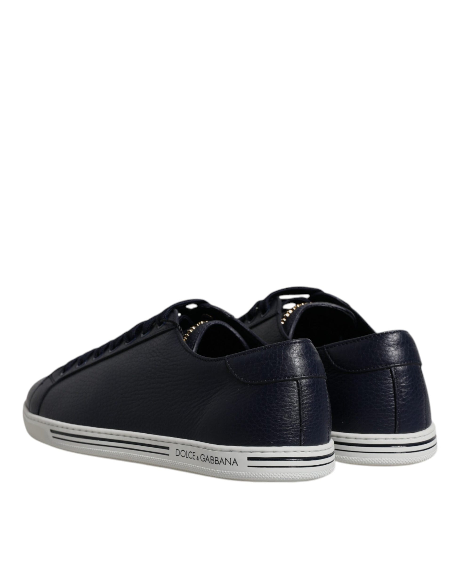 Dolce & Gabbana Blue Low Top Men Saint Tropez Sneakers Shoes Curated Luxury Accessories by Orvyn