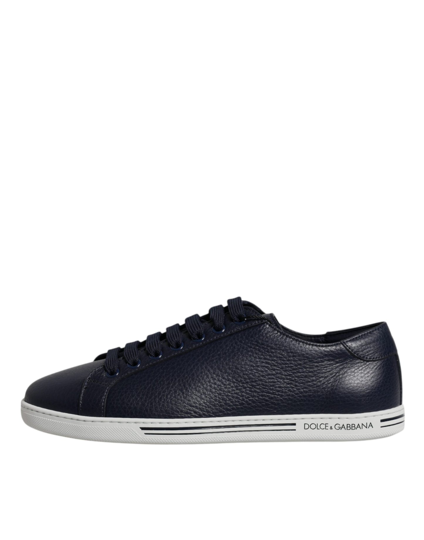 Dolce & Gabbana Blue Low Top Men Saint Tropez Sneakers Shoes Curated Luxury Accessories by Orvyn