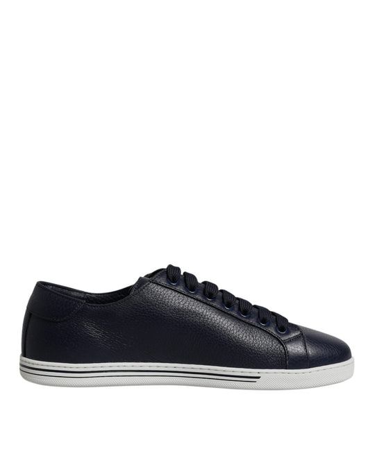 Dolce & Gabbana Blue Low Top Men Saint Tropez Sneakers Shoes Curated Luxury Accessories by Orvyn