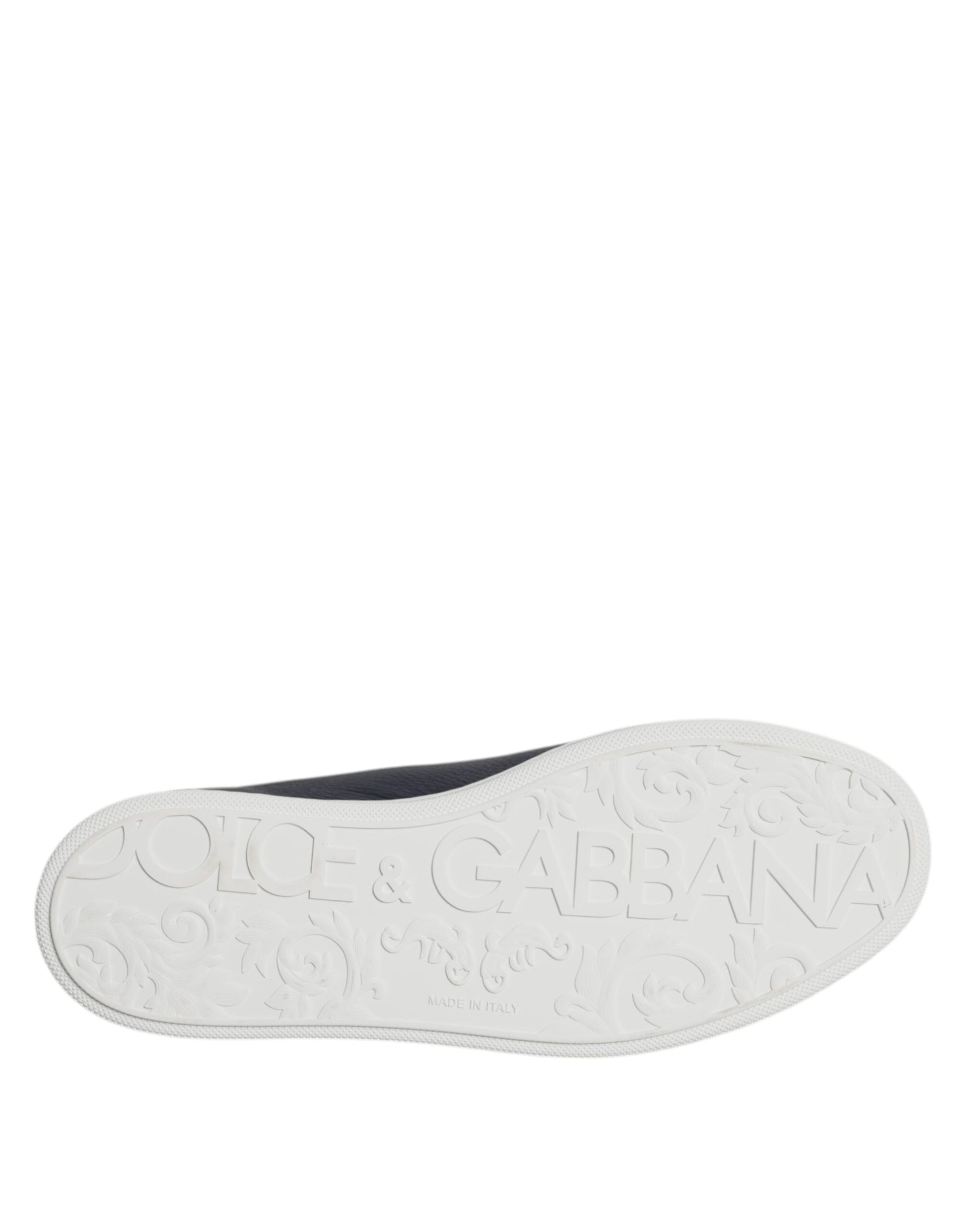 Dolce & Gabbana Blue Low Top Men Saint Tropez Sneakers Shoes Curated Luxury Accessories by Orvyn