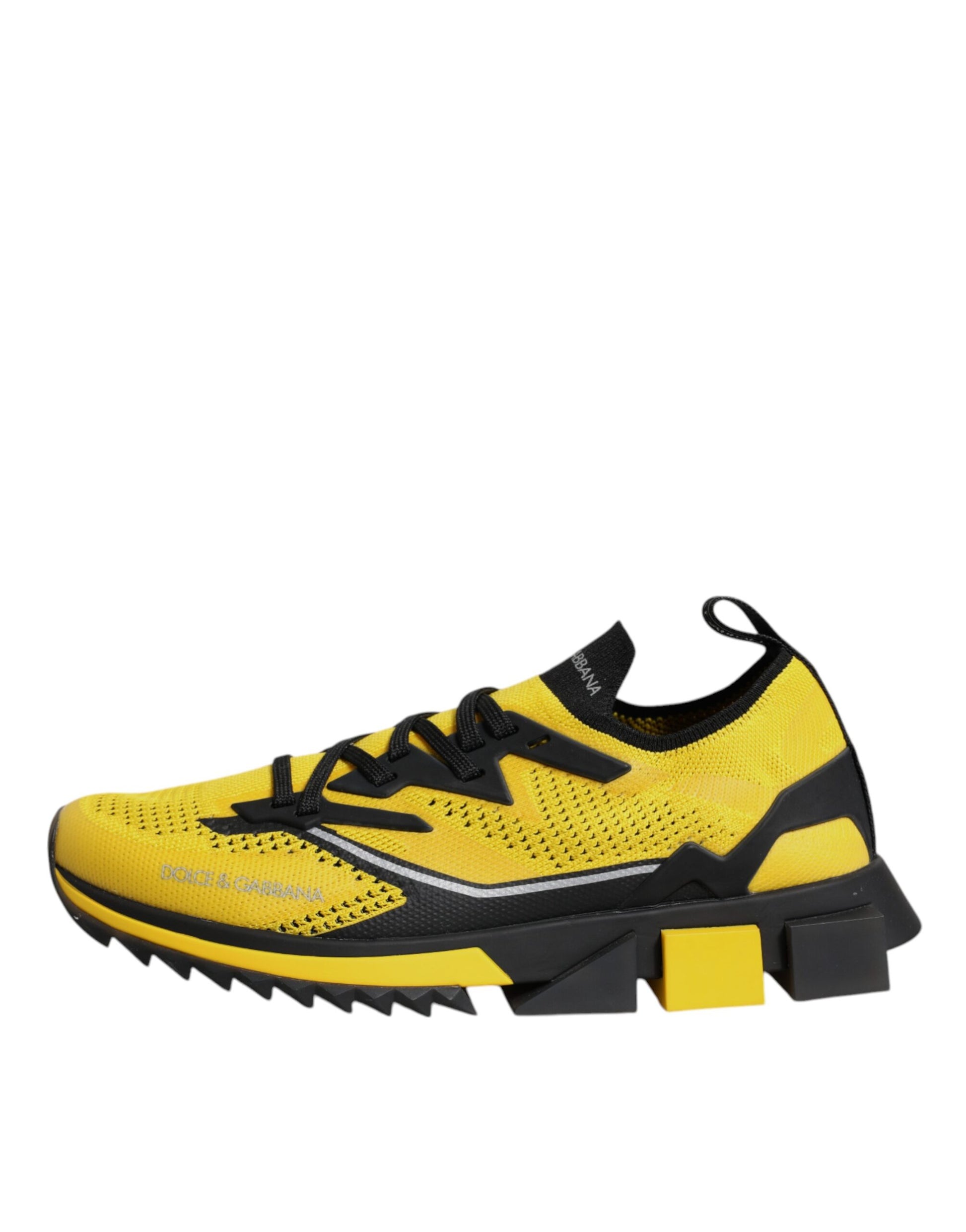 Dolce & Gabbana Yellow SORRENTO Sport Stretch Sneakers Shoes Curated Luxury Accessories by Orvyn