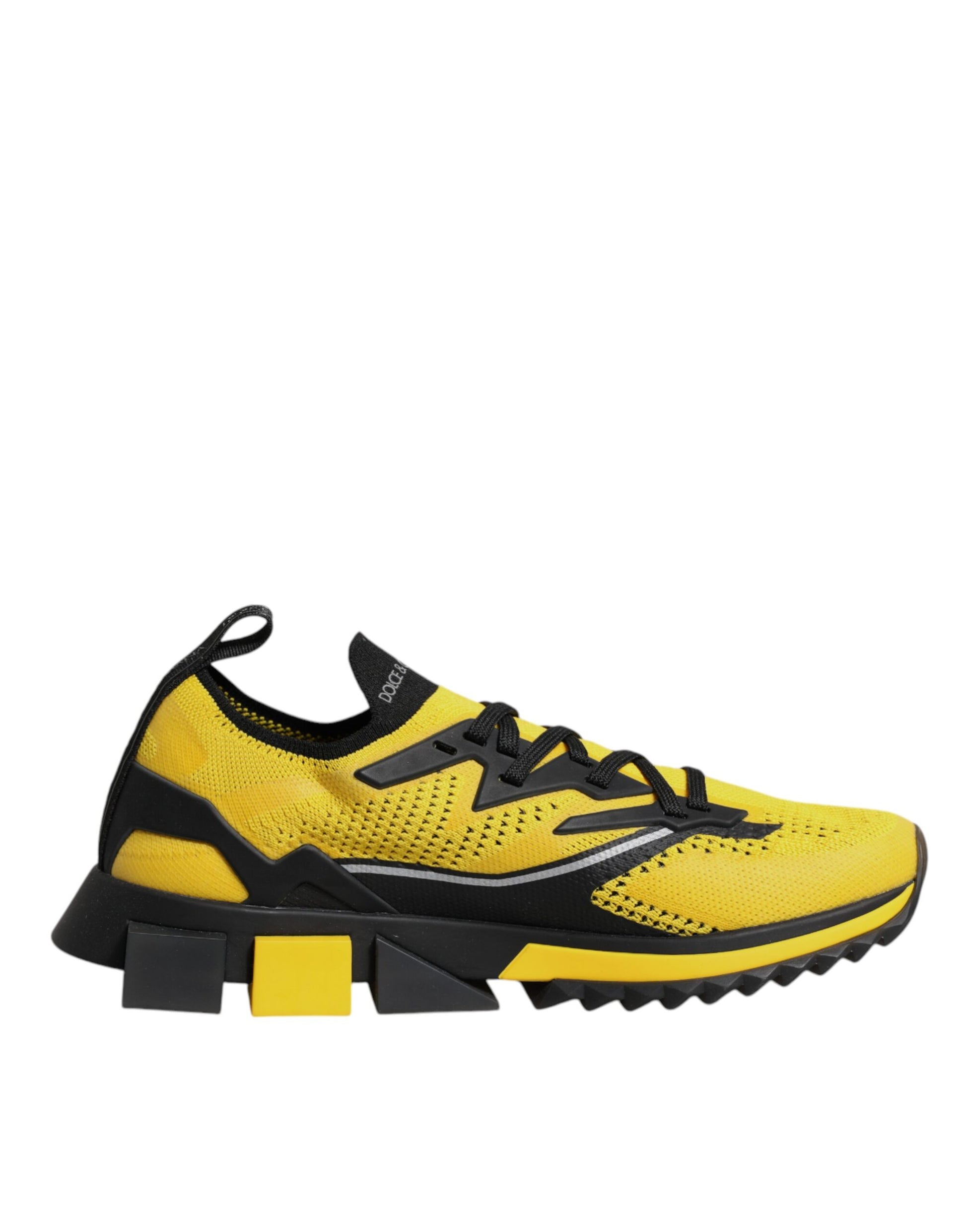 Dolce & Gabbana Yellow SORRENTO Sport Stretch Sneakers Shoes Curated Luxury Accessories by Orvyn