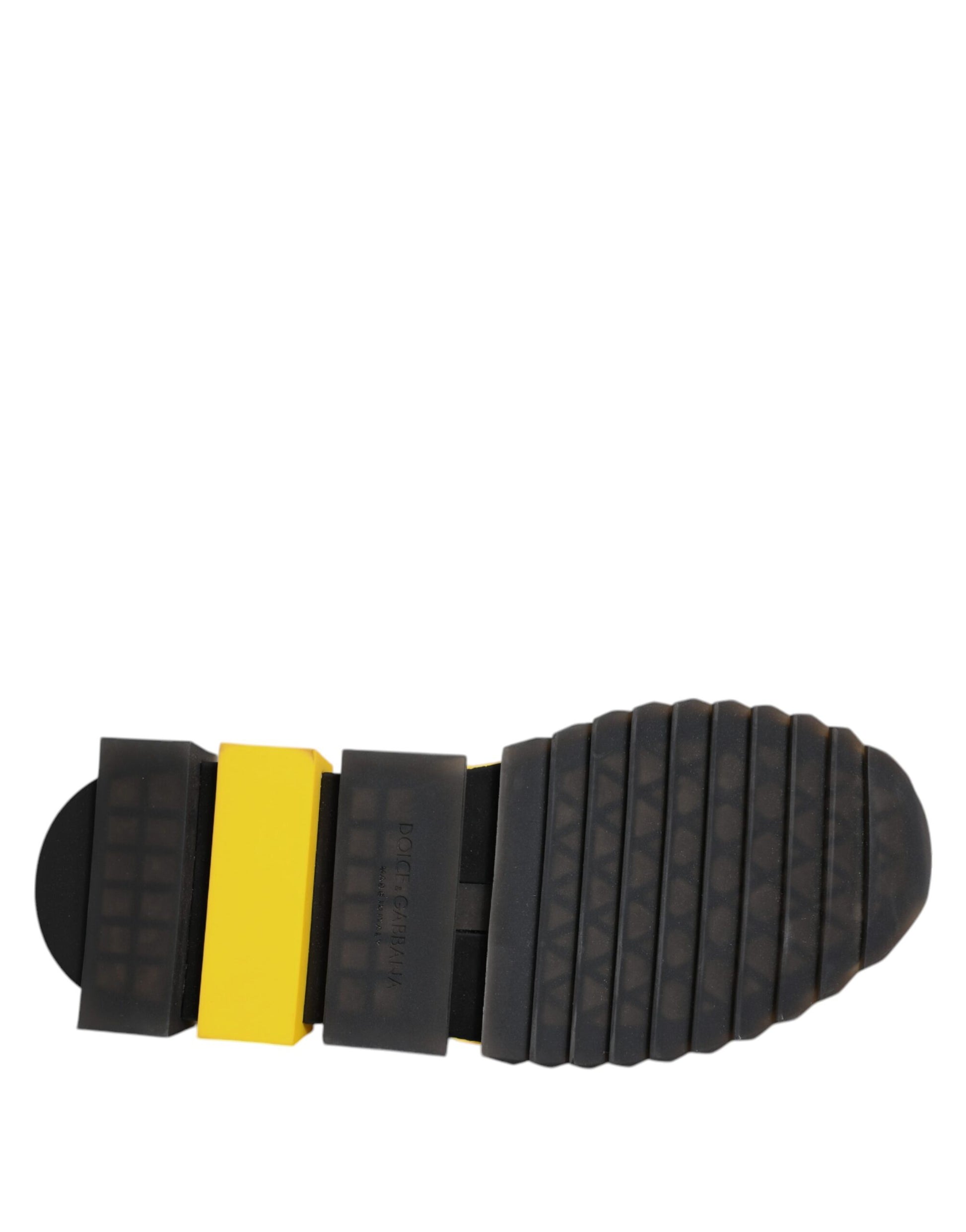 Dolce & Gabbana Yellow SORRENTO Sport Stretch Sneakers Shoes Curated Luxury Accessories by Orvyn