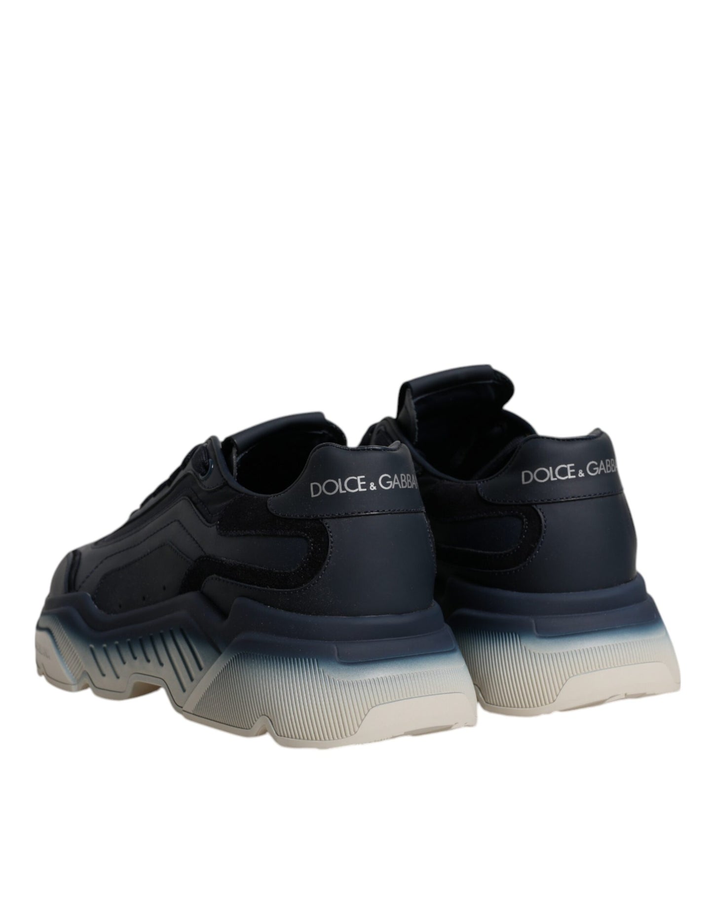 Dolce & Gabbana Navy Blue Daymaster Low Top Men Sneakers Shoes Curated Luxury Accessories by Orvyn