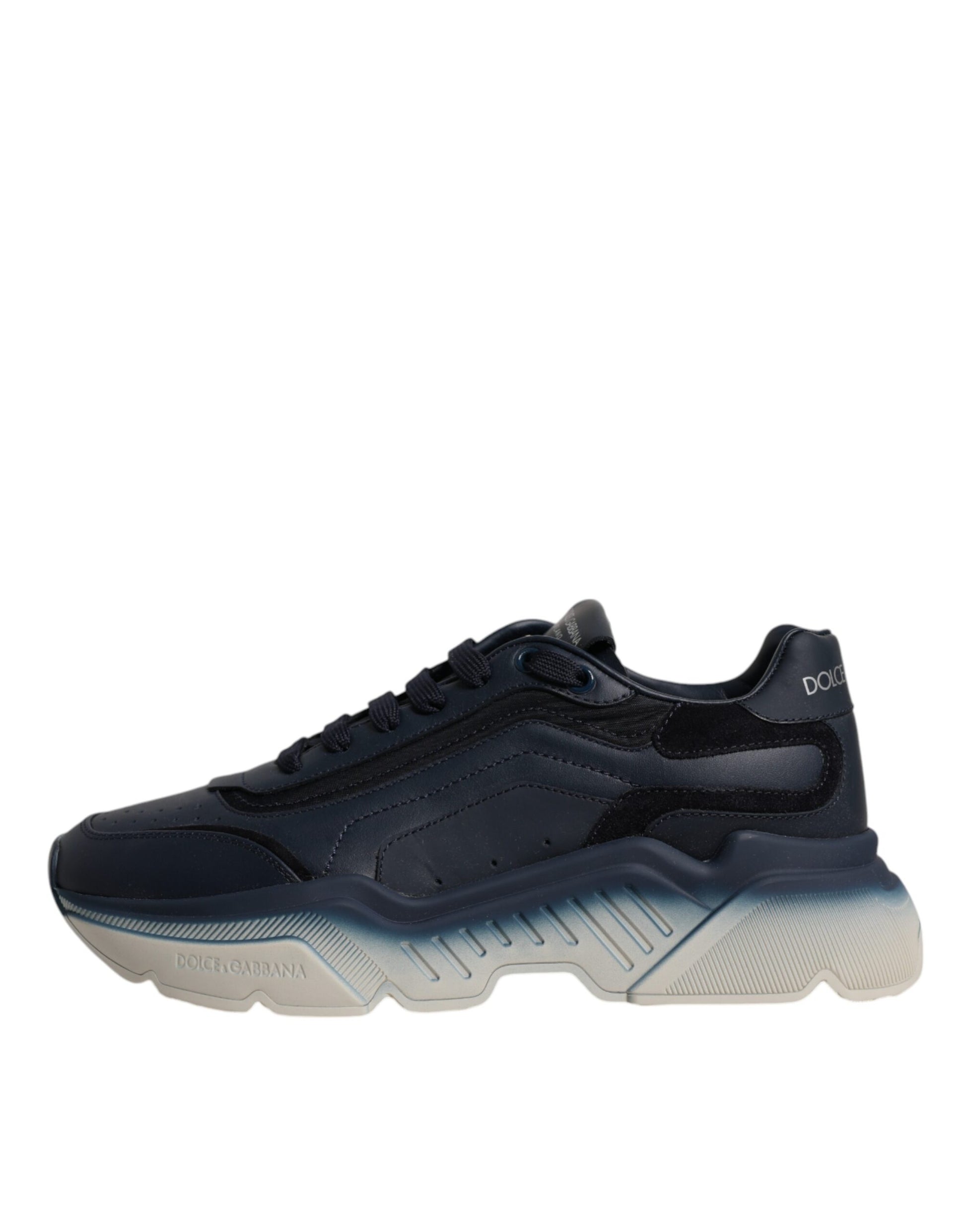 Dolce & Gabbana Navy Blue Daymaster Low Top Men Sneakers Shoes Curated Luxury Accessories by Orvyn