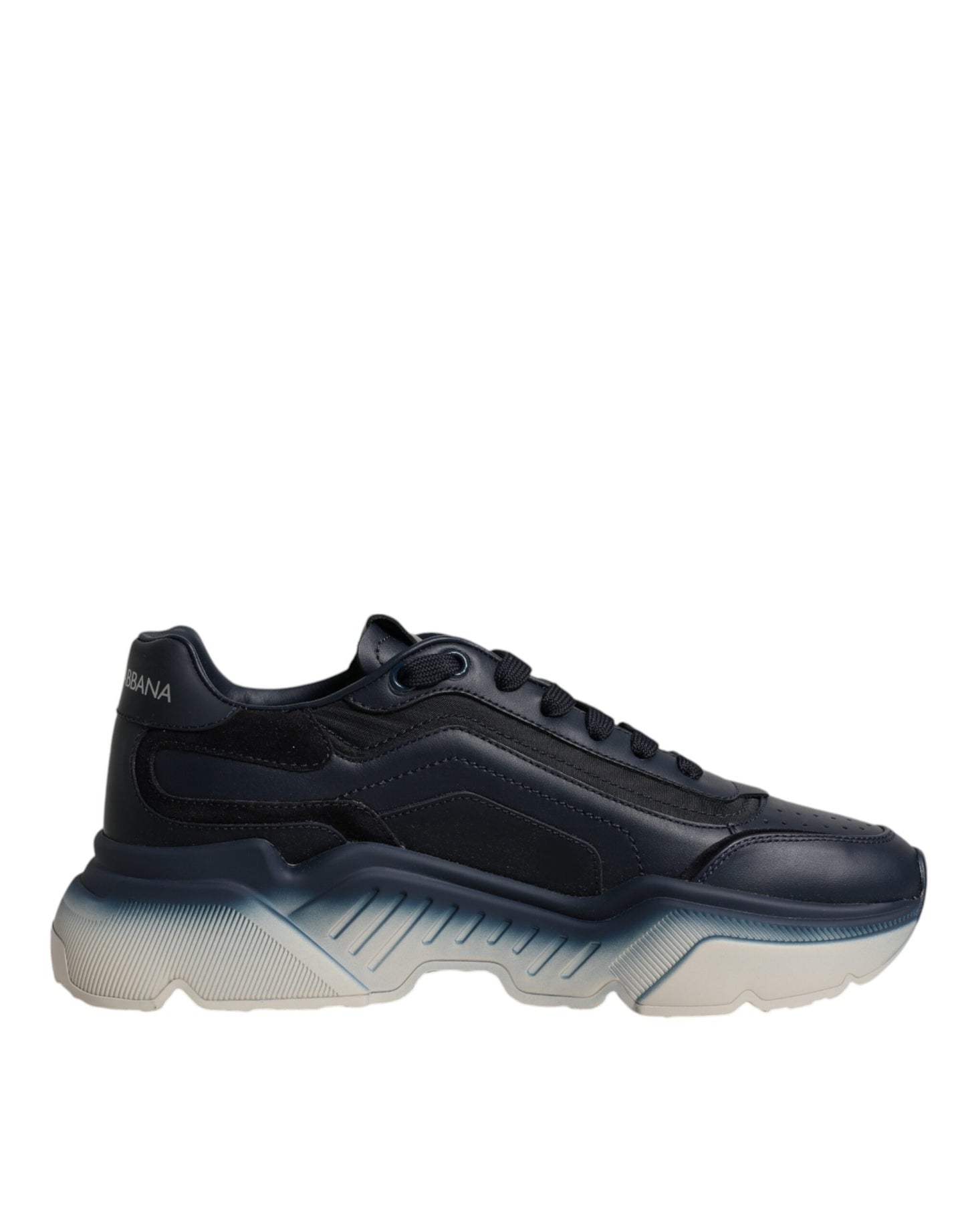 Dolce & Gabbana Navy Blue Daymaster Low Top Men Sneakers Shoes Curated Luxury Accessories by Orvyn