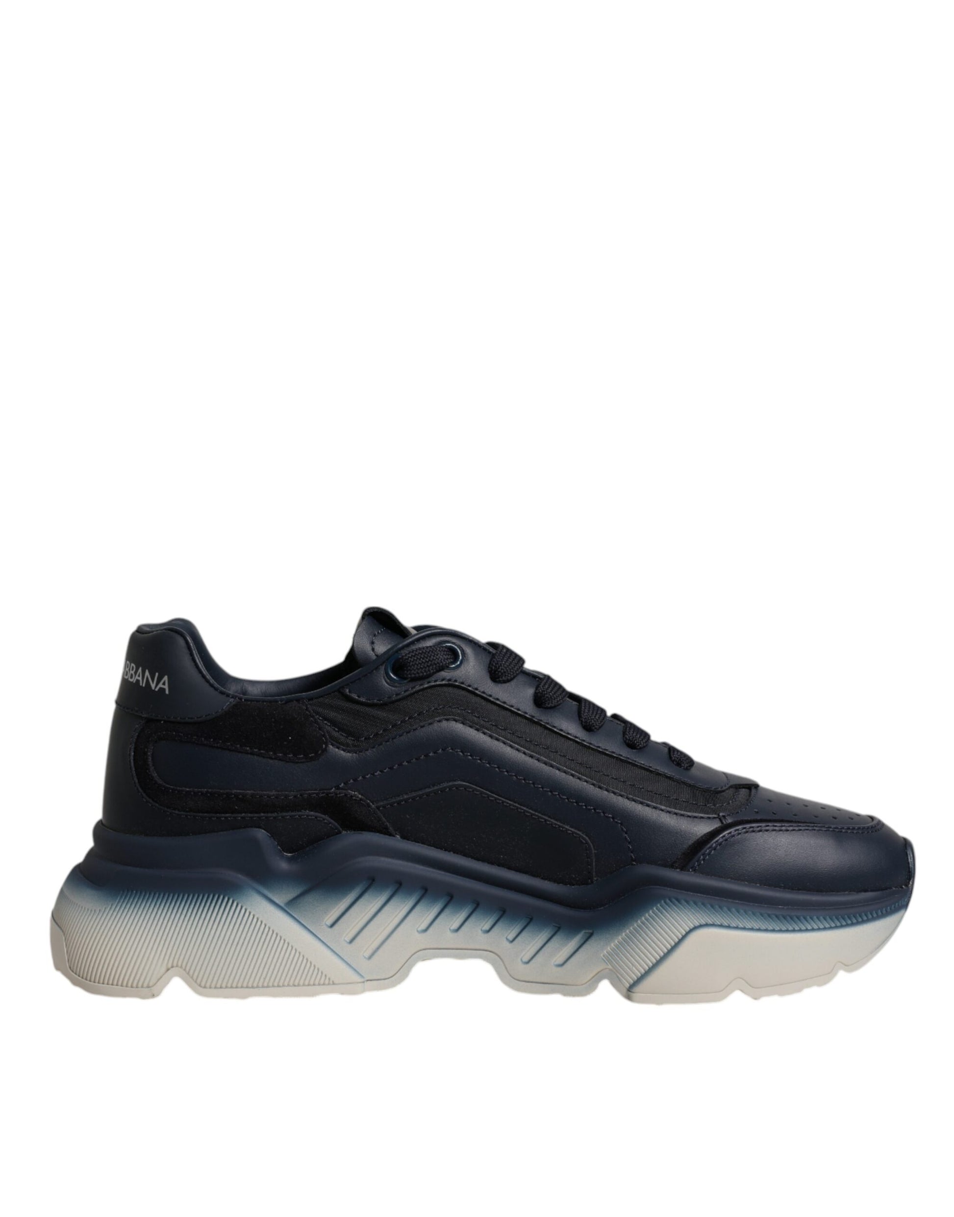 Dolce & Gabbana Navy Blue Daymaster Low Top Men Sneakers Shoes Curated Luxury Accessories by Orvyn