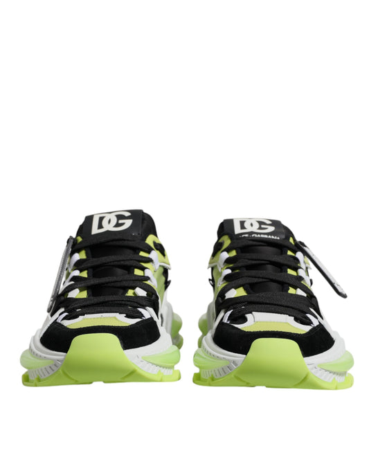 Dolce & Gabbana Multicolor Airmaster Low Top Sneakers Shoes Curated Luxury Accessories by Orvyn