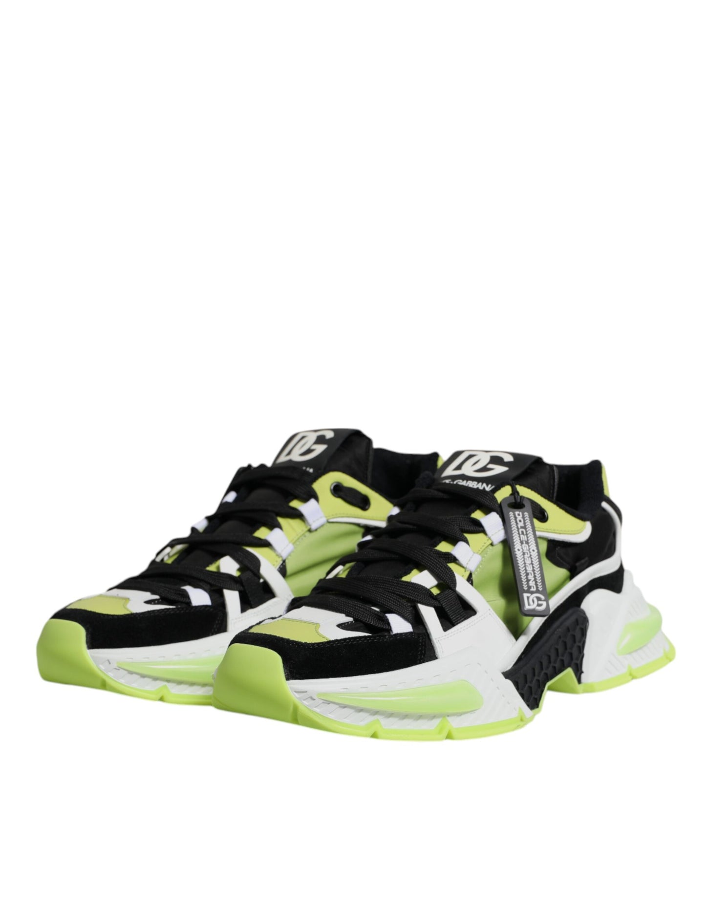Dolce & Gabbana Multicolor Airmaster Low Top Sneakers Shoes Curated Luxury Accessories by Orvyn