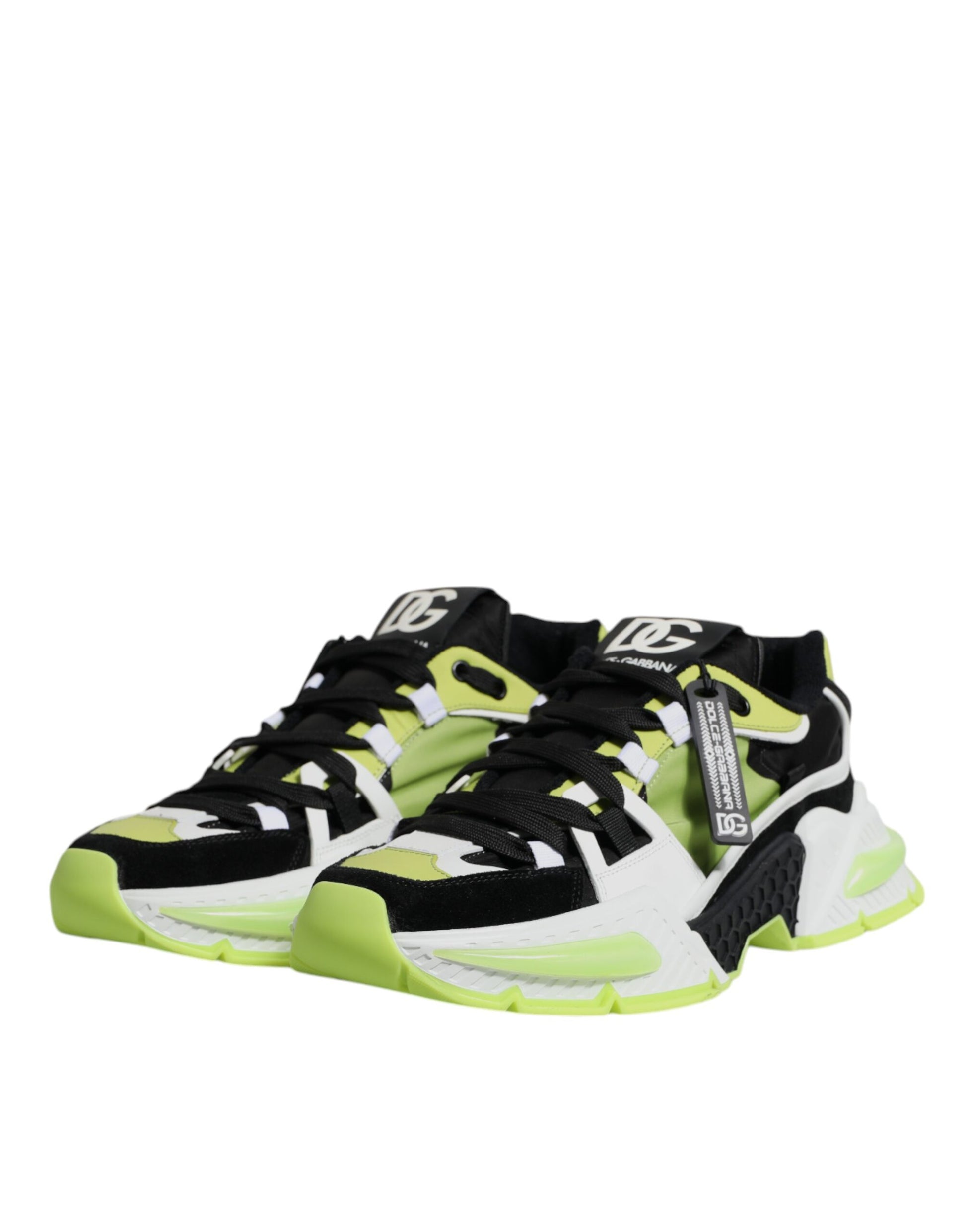 Dolce & Gabbana Multicolor Airmaster Low Top Sneakers Shoes Curated Luxury Accessories by Orvyn