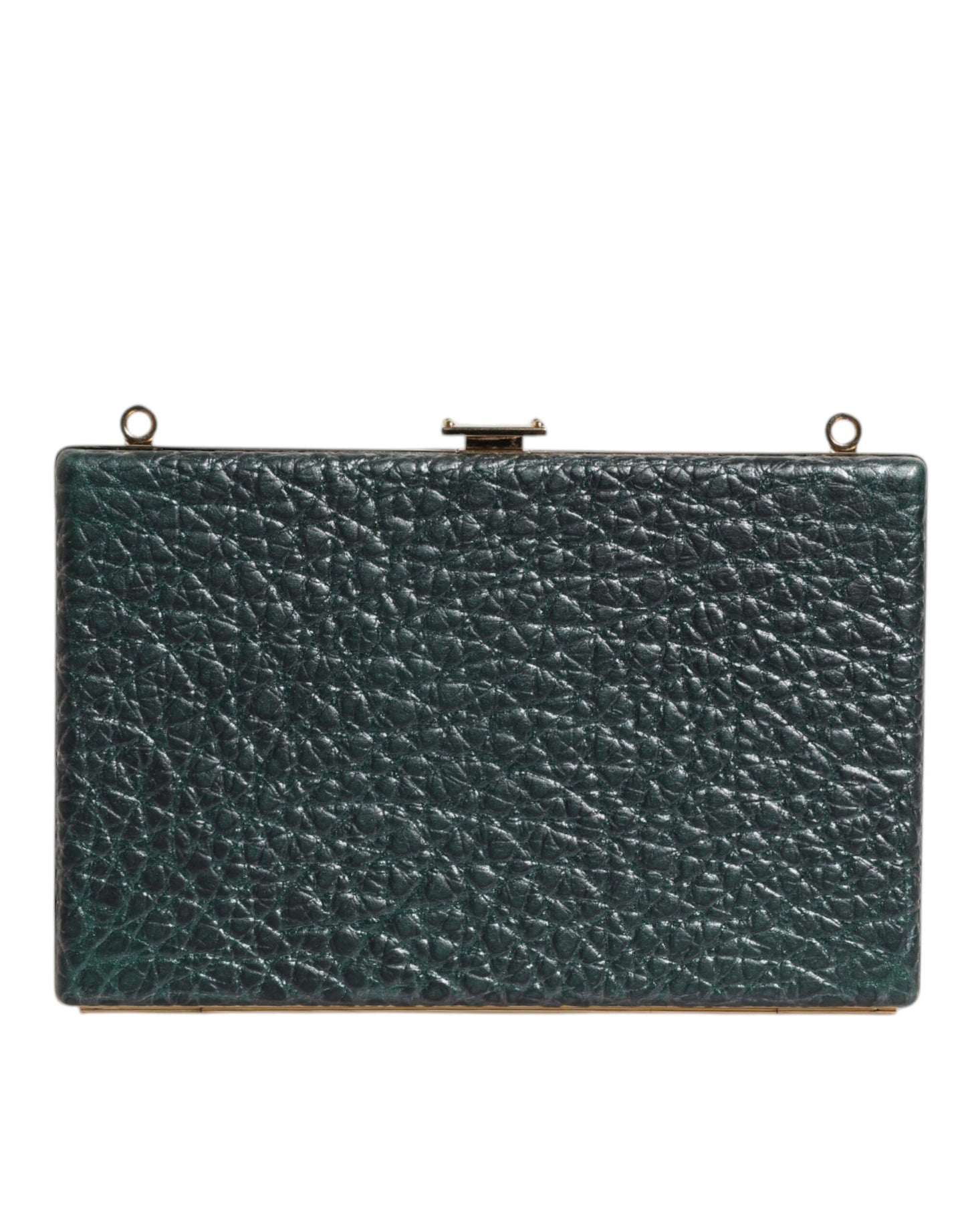Dolce & Gabbana Black Leather Clutch Evening Crossbody Bag Curated Luxury Accessories by Orvyn
