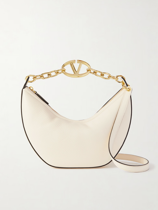 Valentino Garavani Small VLogo Moon Hobo Bag