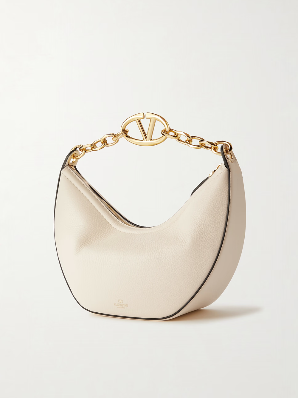 Valentino Garavani Small VLogo Moon Hobo Bag Curated Luxury Accessories by Orvyn