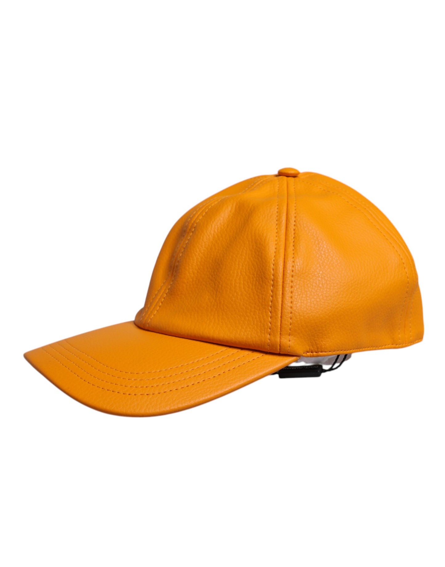 Dolce & Gabbana Orange Cotton 6 Panels Baseball Cap Curated Luxury Accessories by Orvyn