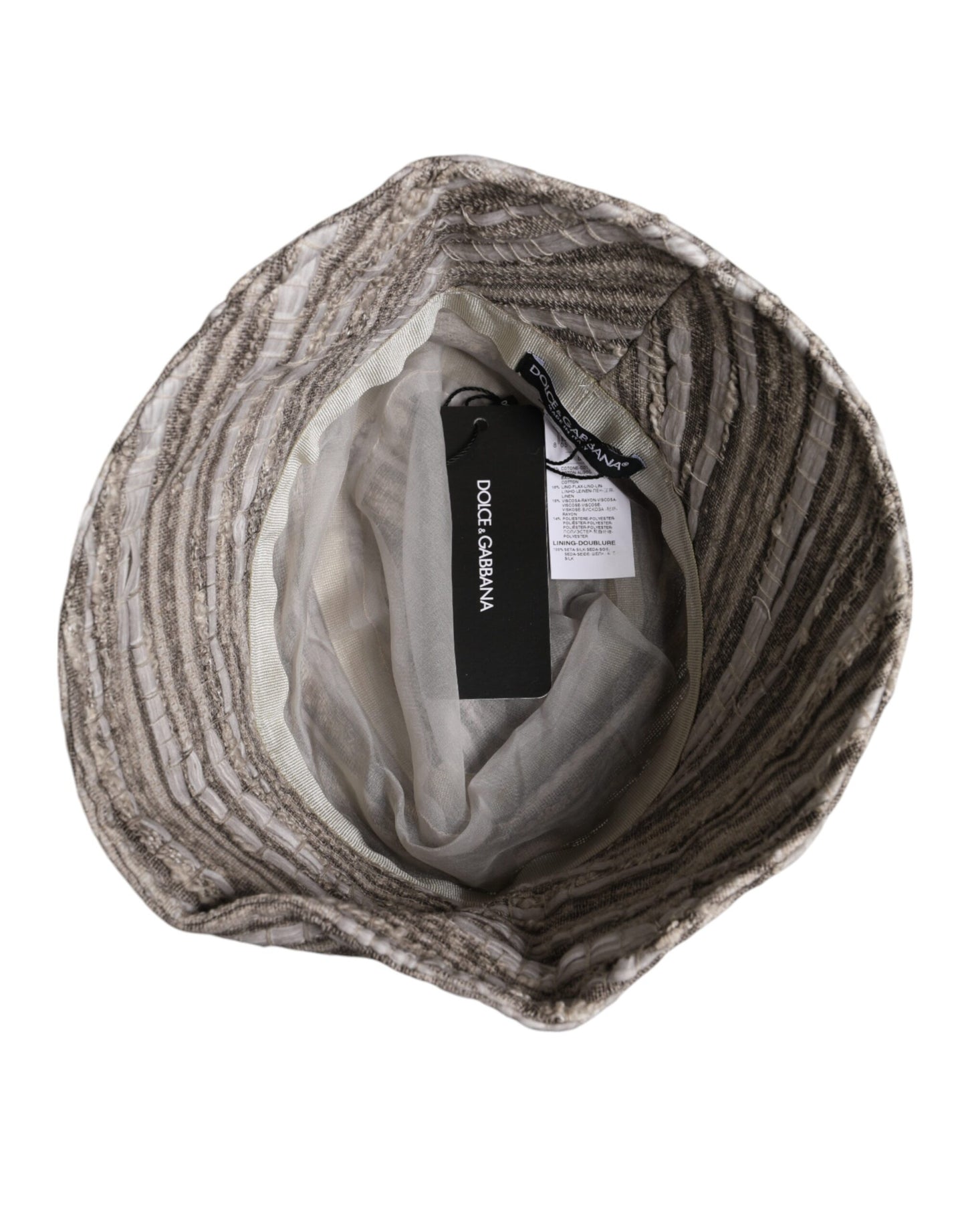 Dolce & Gabbana Multicolor Stripes Cotton Bucket Cap Curated Luxury Accessories by Orvyn