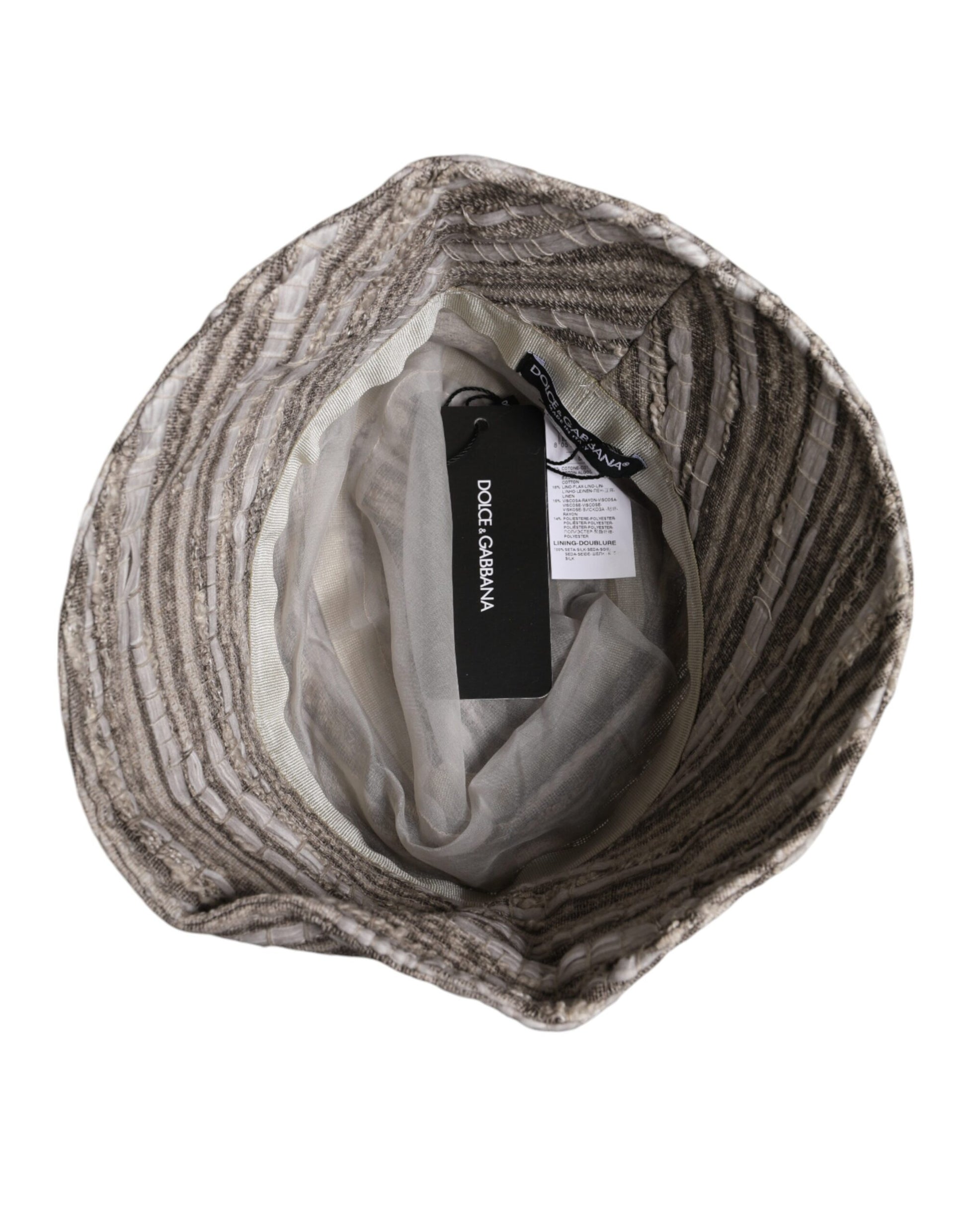 Dolce & Gabbana Multicolor Stripes Cotton Bucket Cap Curated Luxury Accessories by Orvyn