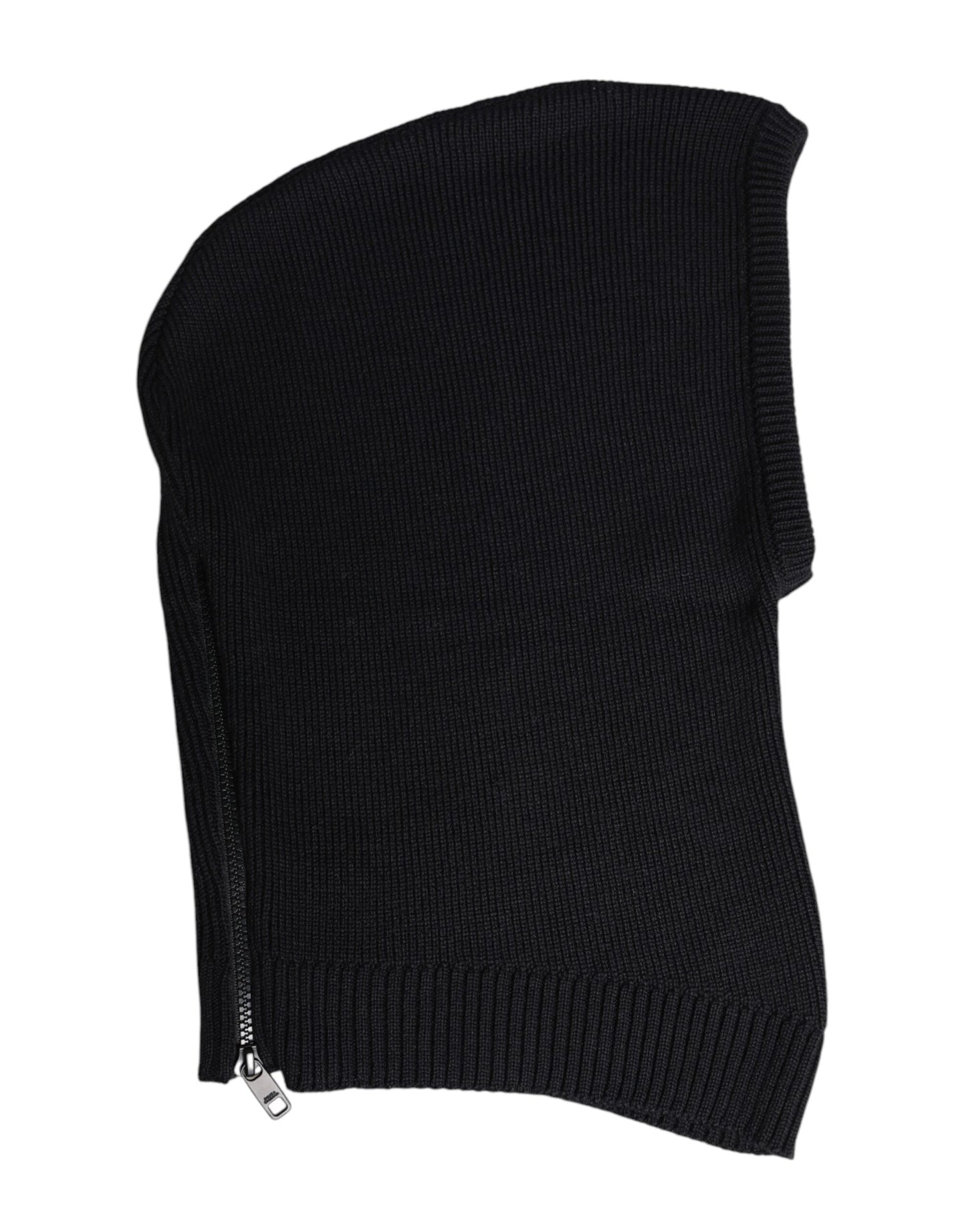 Dolce & Gabbana Black Wool Whole Head Wrap Balaclava Hat Curated Luxury Accessories by Orvyn