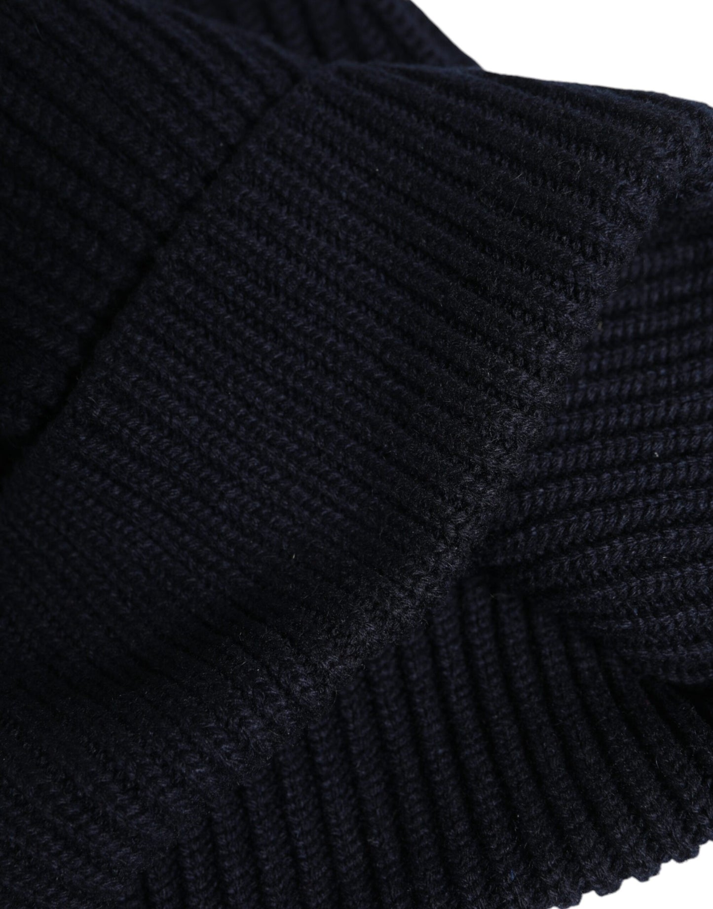 Dolce & Gabbana Blue Cashmere Knitted Winter Beanie Hat Curated Luxury Accessories by Orvyn