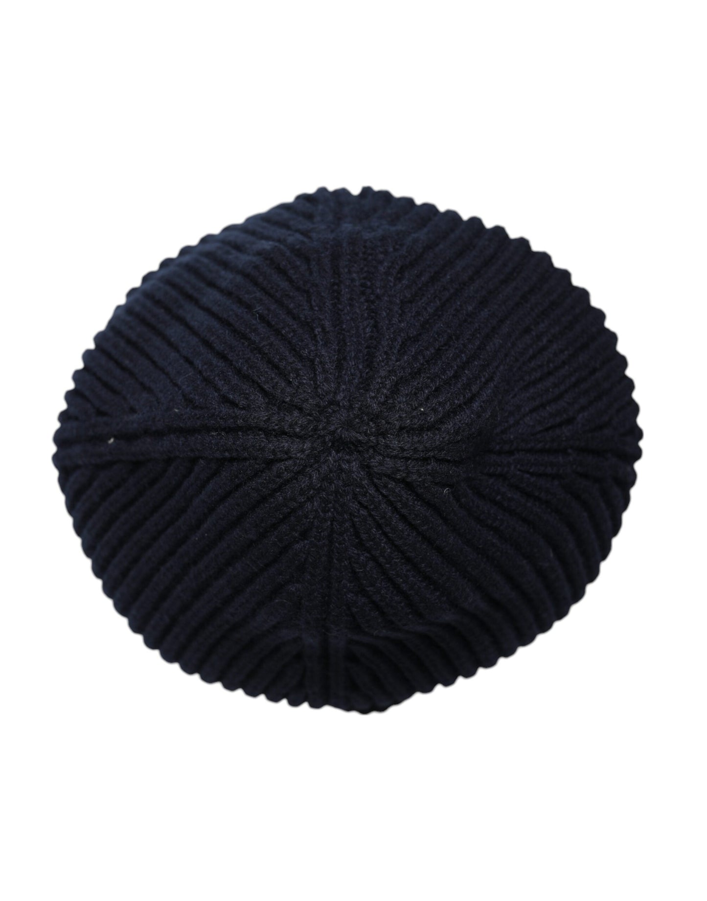 Dolce & Gabbana Blue Cashmere Knitted Winter Beanie Hat Curated Luxury Accessories by Orvyn