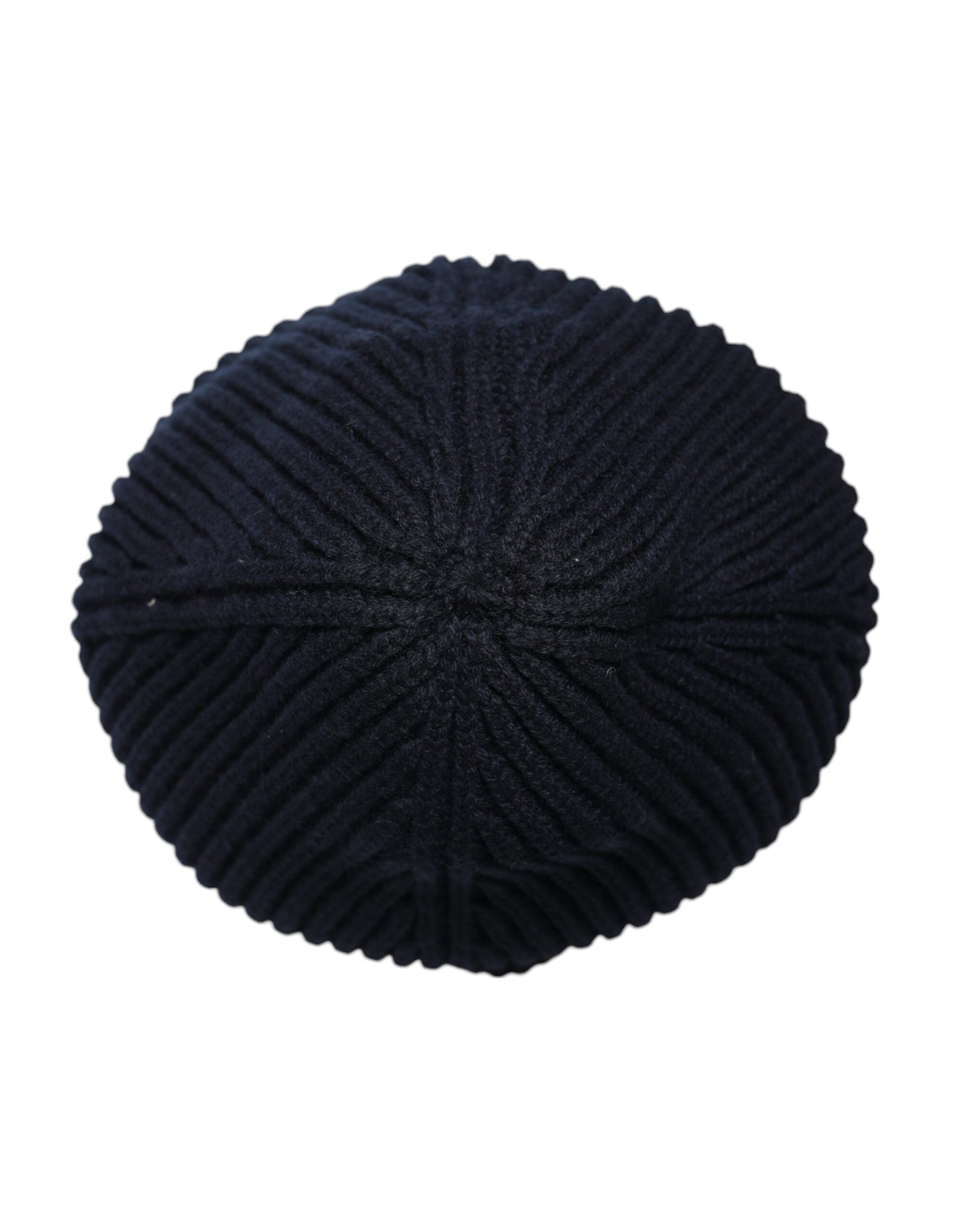 Dolce & Gabbana Blue Cashmere Knitted Winter Beanie Hat Curated Luxury Accessories by Orvyn