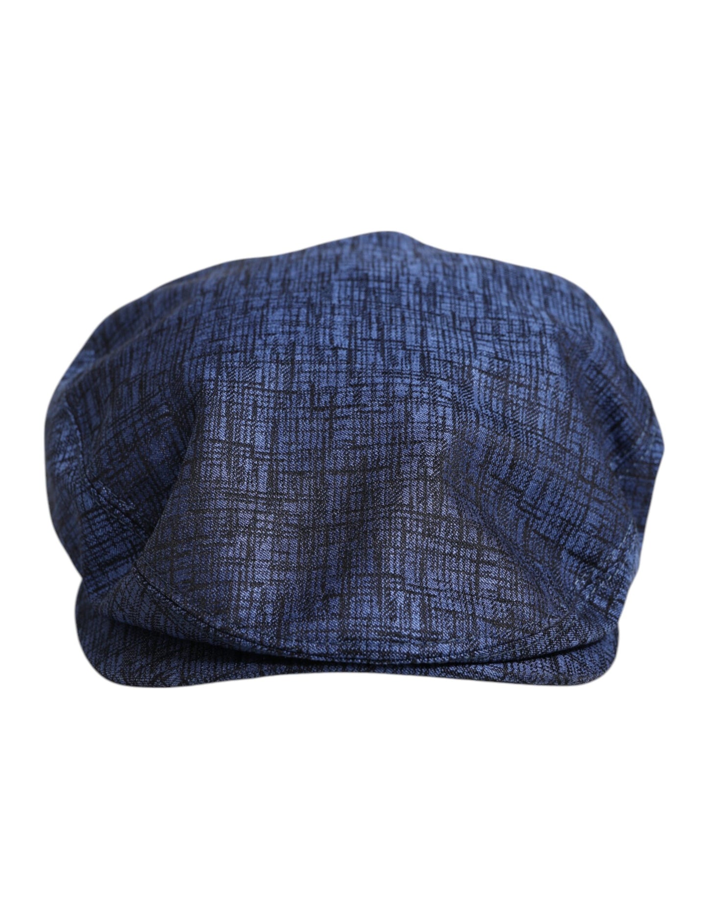 Dolce & Gabbana Blue Cotton Stretch Newsboy Hat Curated Luxury Accessories by Orvyn