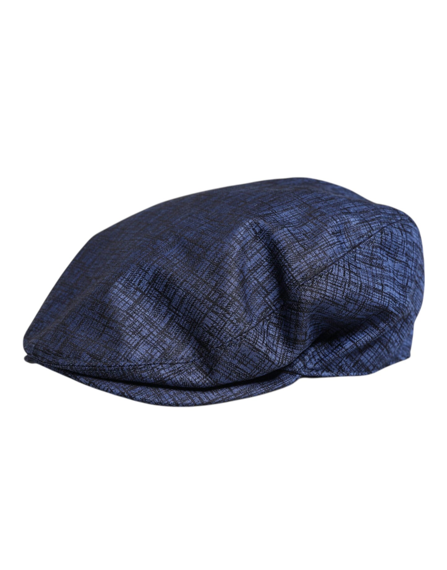 Dolce & Gabbana Blue Cotton Stretch Newsboy Hat Curated Luxury Accessories by Orvyn