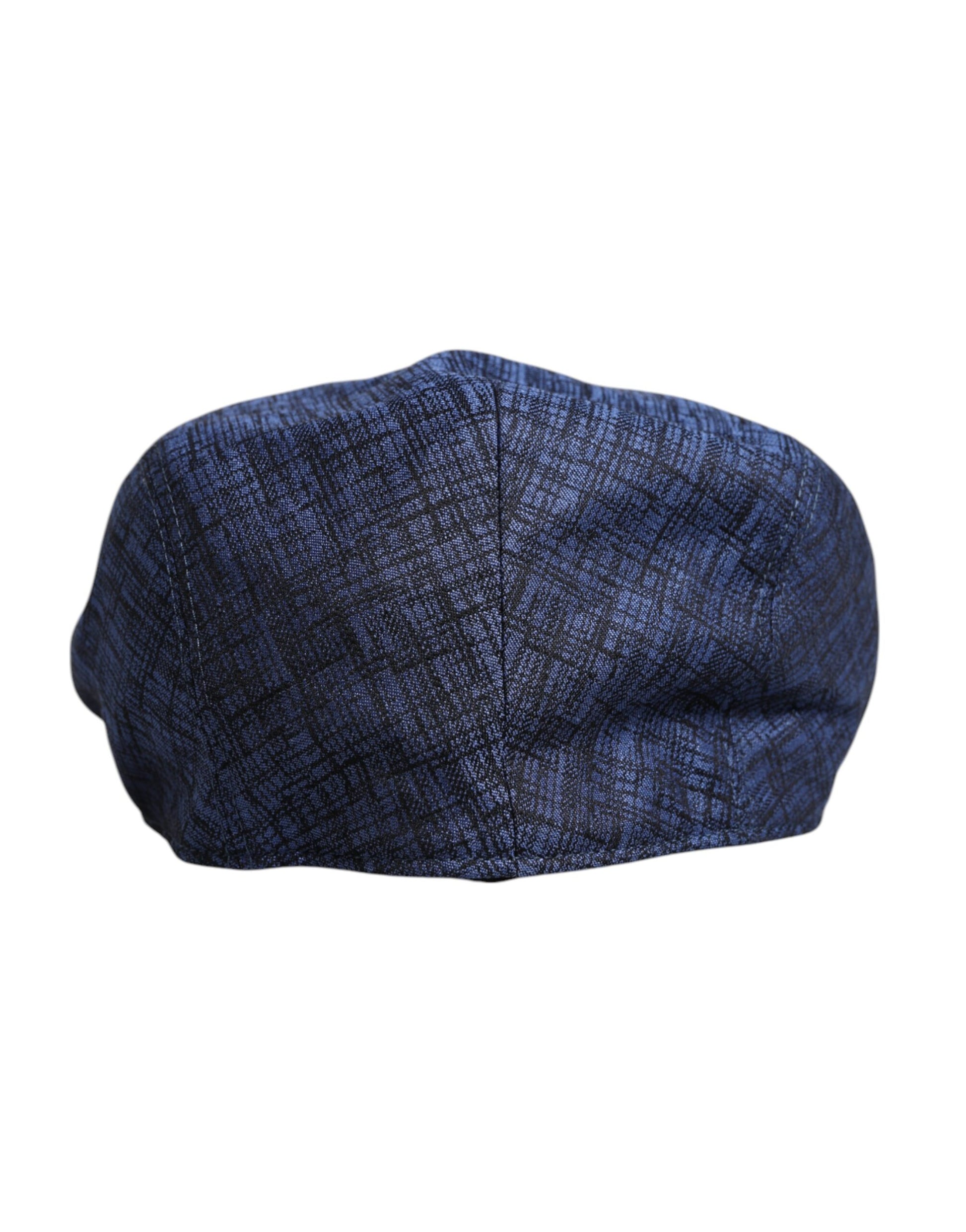 Dolce & Gabbana Blue Cotton Stretch Newsboy Hat Curated Luxury Accessories by Orvyn