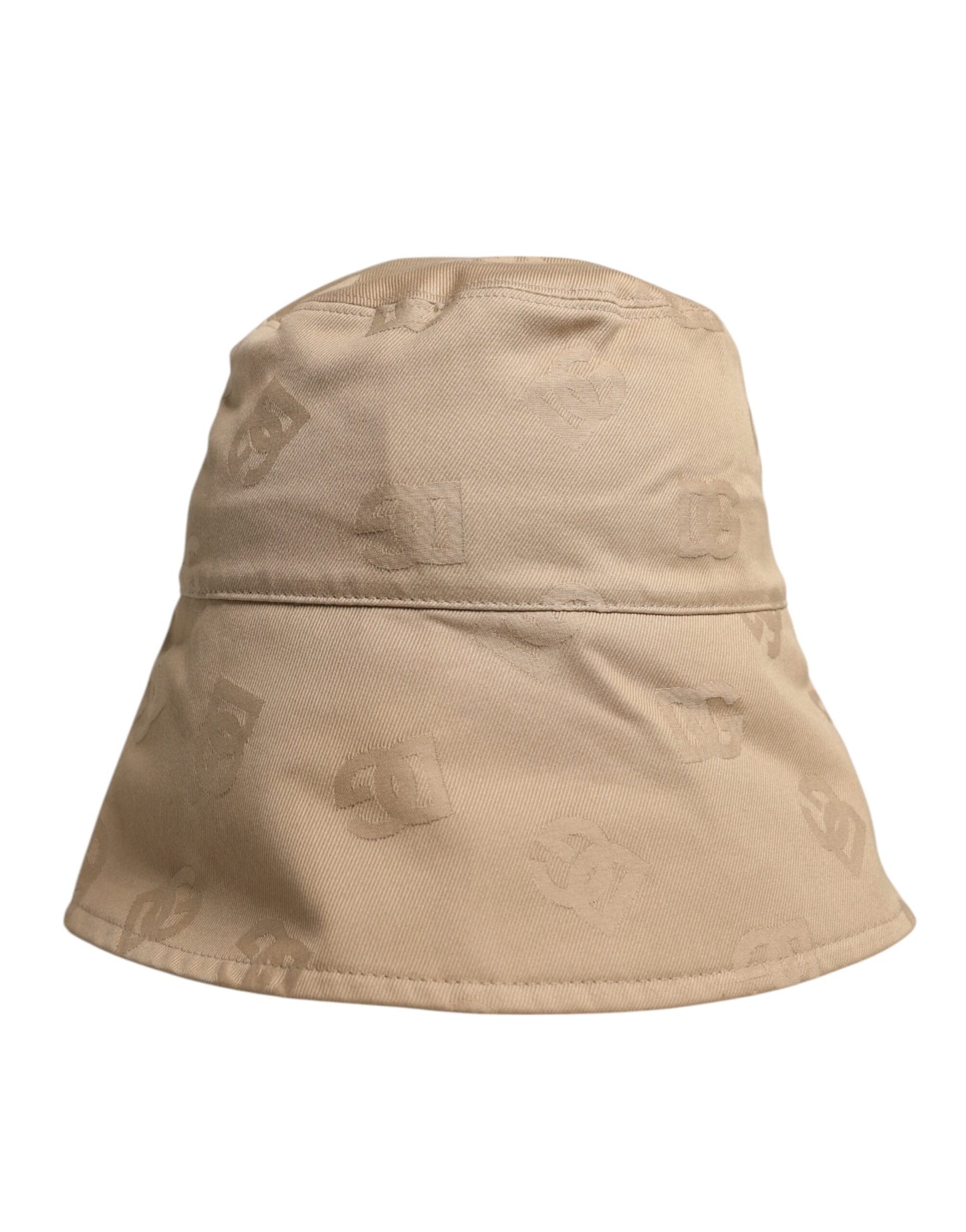 Dolce & Gabbana Beige Logo Monogram Cotton Bucket Cap Curated Luxury Accessories by Orvyn
