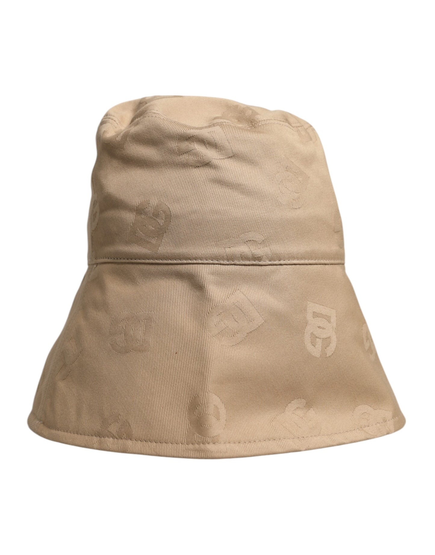 Dolce & Gabbana Beige Logo Monogram Cotton Bucket Cap Curated Luxury Accessories by Orvyn