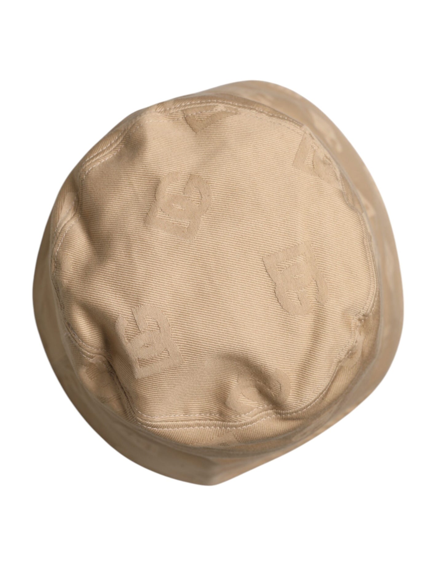 Dolce & Gabbana Beige Logo Monogram Cotton Bucket Cap Curated Luxury Accessories by Orvyn
