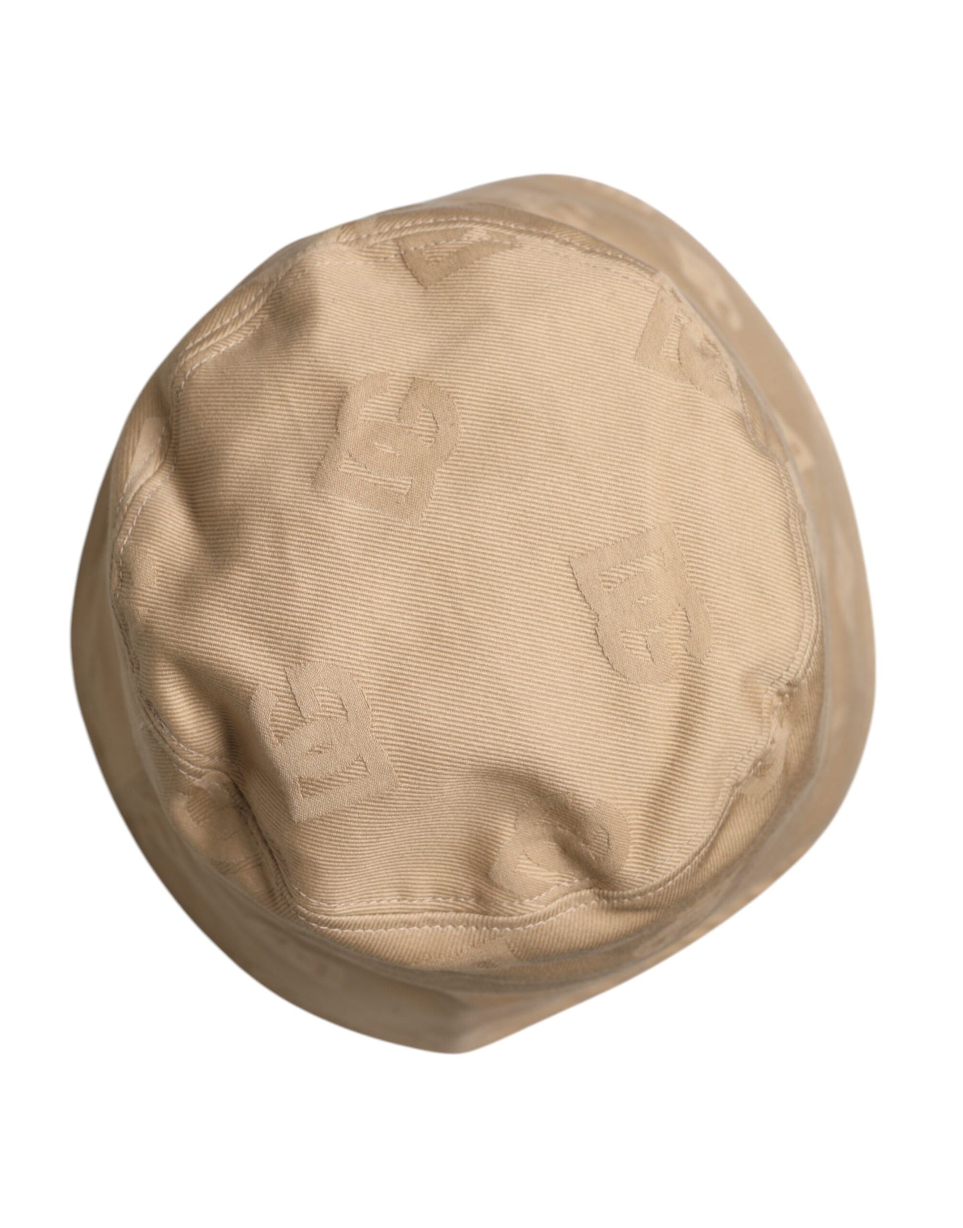Dolce & Gabbana Beige Logo Monogram Cotton Bucket Cap Curated Luxury Accessories by Orvyn