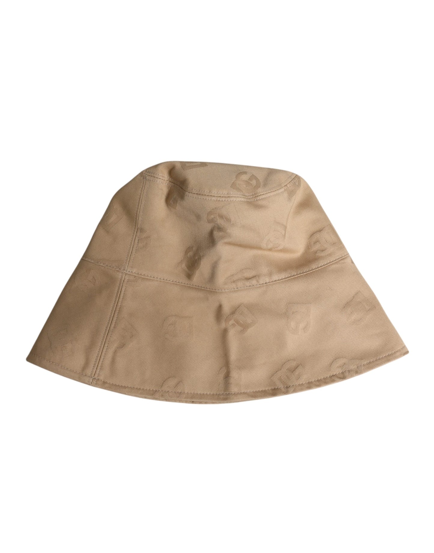 Dolce & Gabbana Beige Logo Monogram Cotton Bucket Cap Curated Luxury Accessories by Orvyn