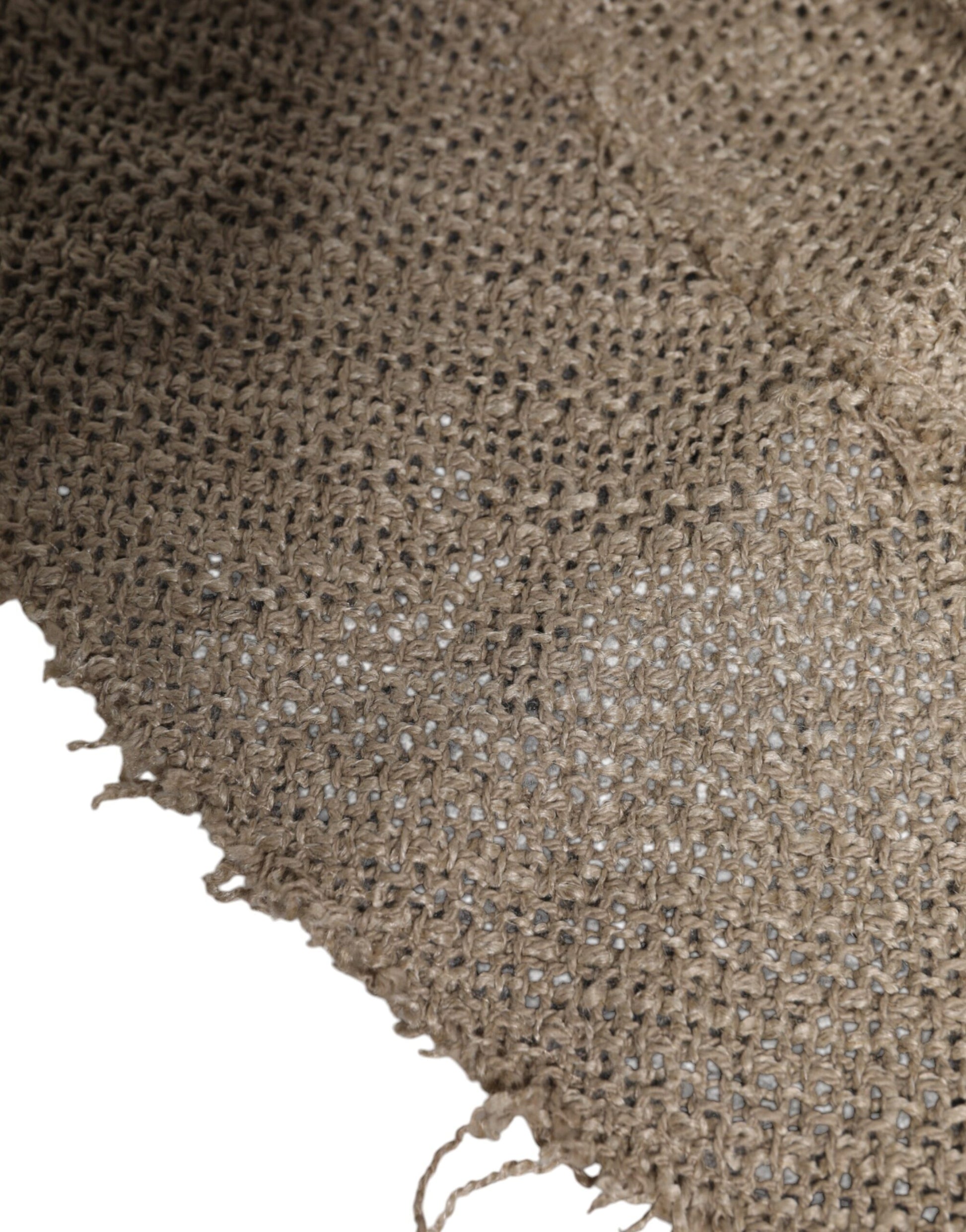 Dolce & Gabbana Beige Linen Wide Brim Bucket Hat Curated Luxury Accessories by Orvyn