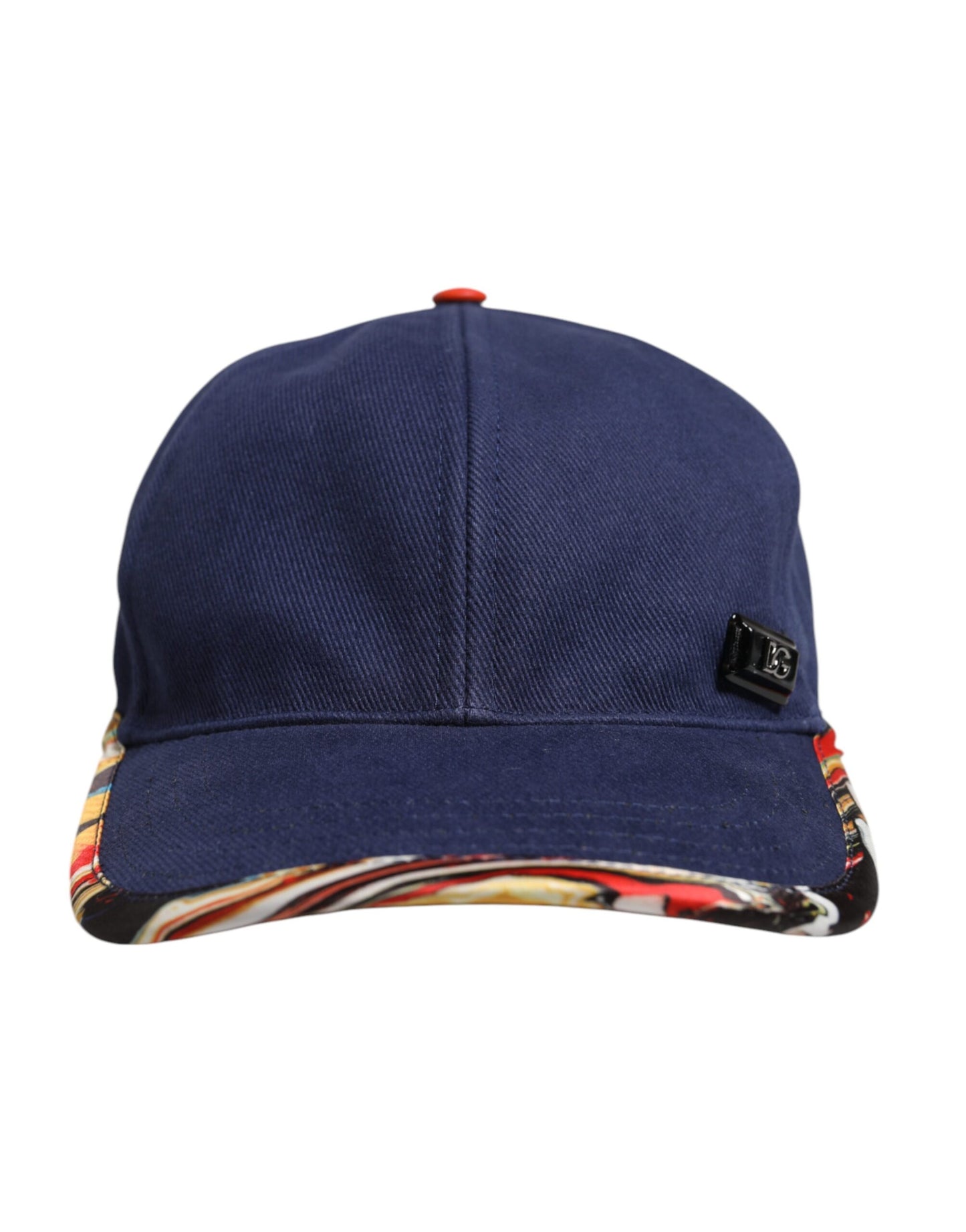 Dolce & Gabbana Blue Cotton 6 Panels Baseball Cap Curated Luxury Accessories by Orvyn