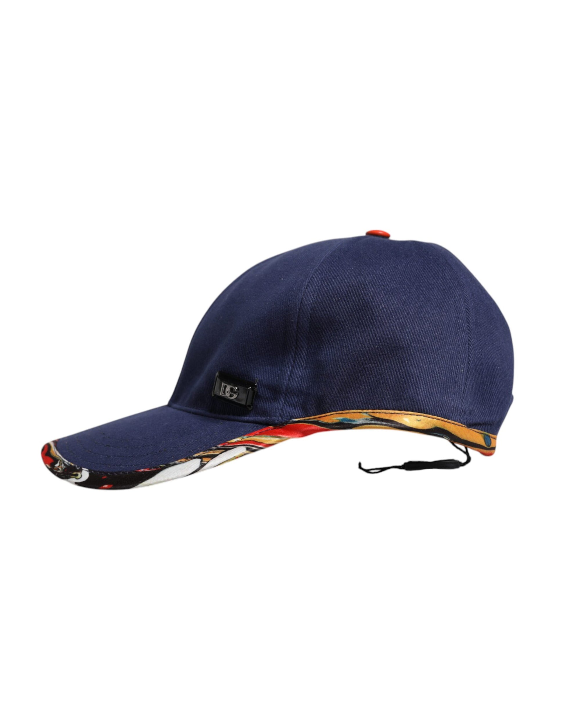 Dolce & Gabbana Blue Cotton 6 Panels Baseball Cap Curated Luxury Accessories by Orvyn