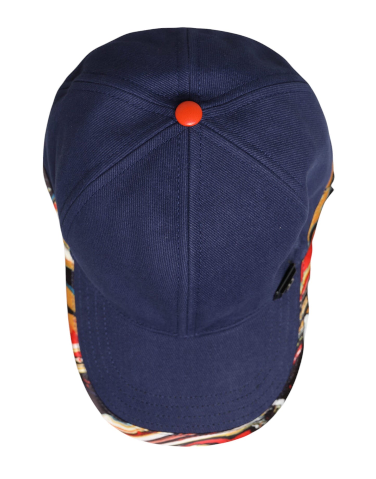 Dolce & Gabbana Blue Cotton 6 Panels Baseball Cap Curated Luxury Accessories by Orvyn