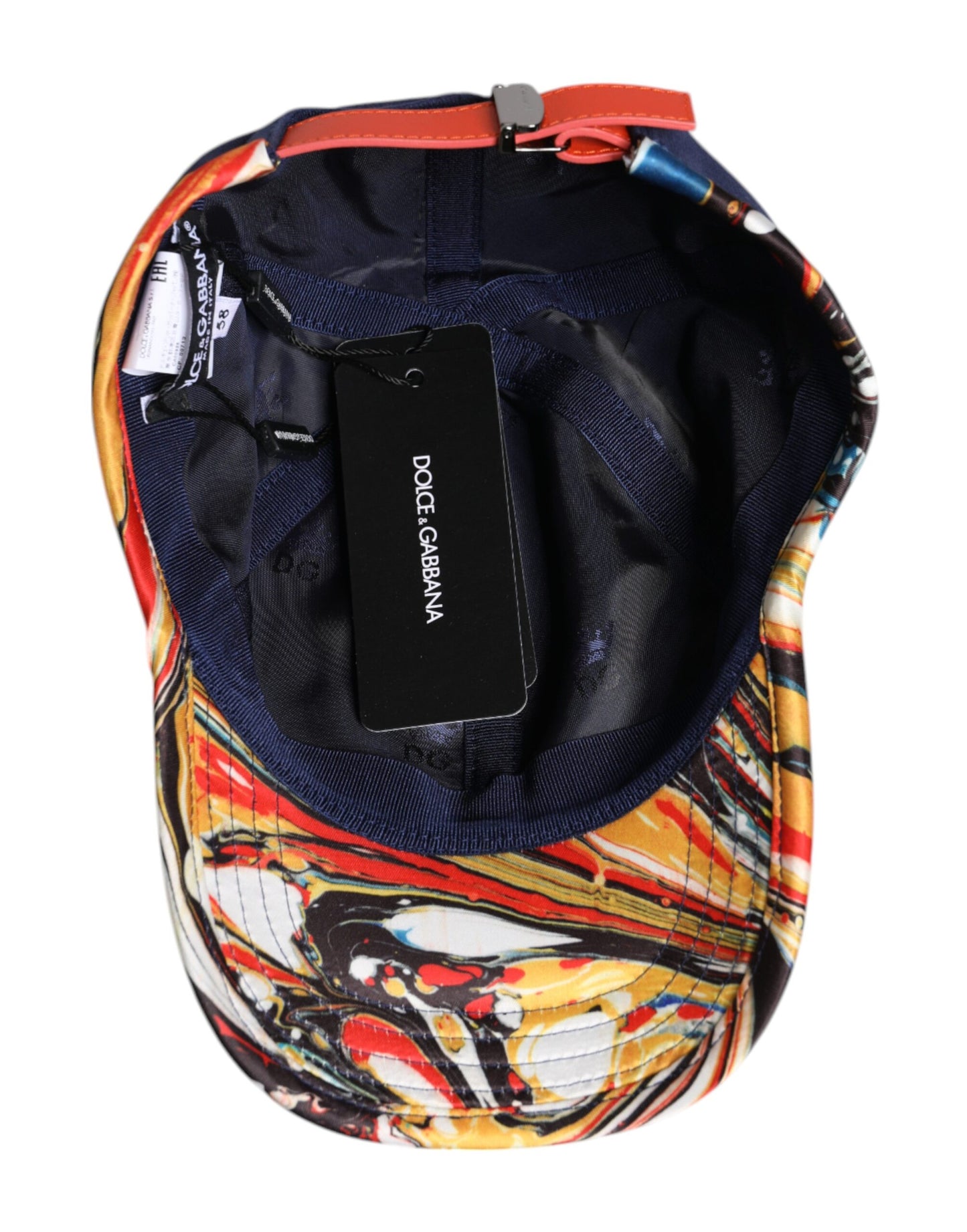 Dolce & Gabbana Blue Cotton 6 Panels Baseball Cap Curated Luxury Accessories by Orvyn