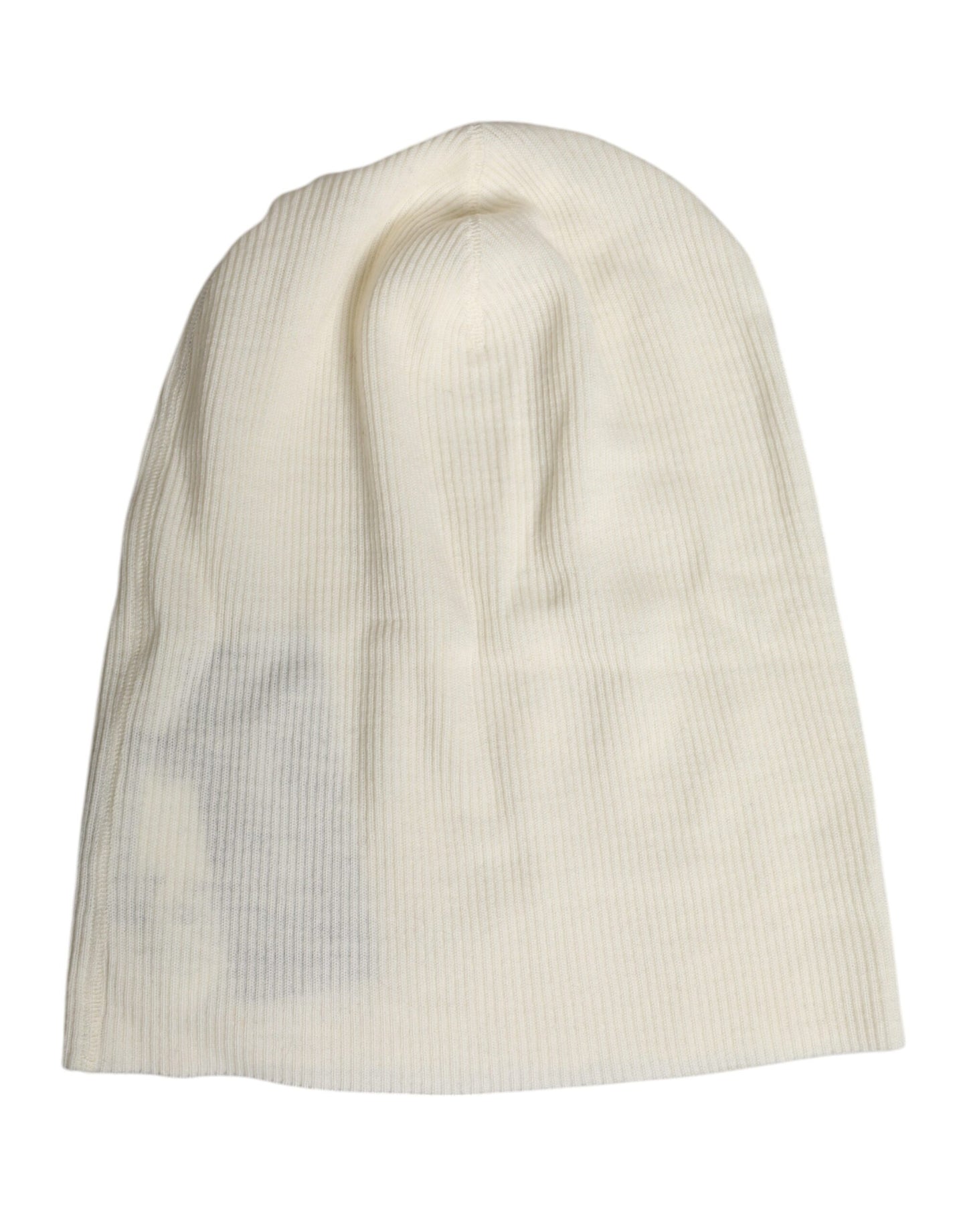 Dolce & Gabbana Beige Wool Blend Knitted Beanie Cap Curated Luxury Accessories by Orvyn