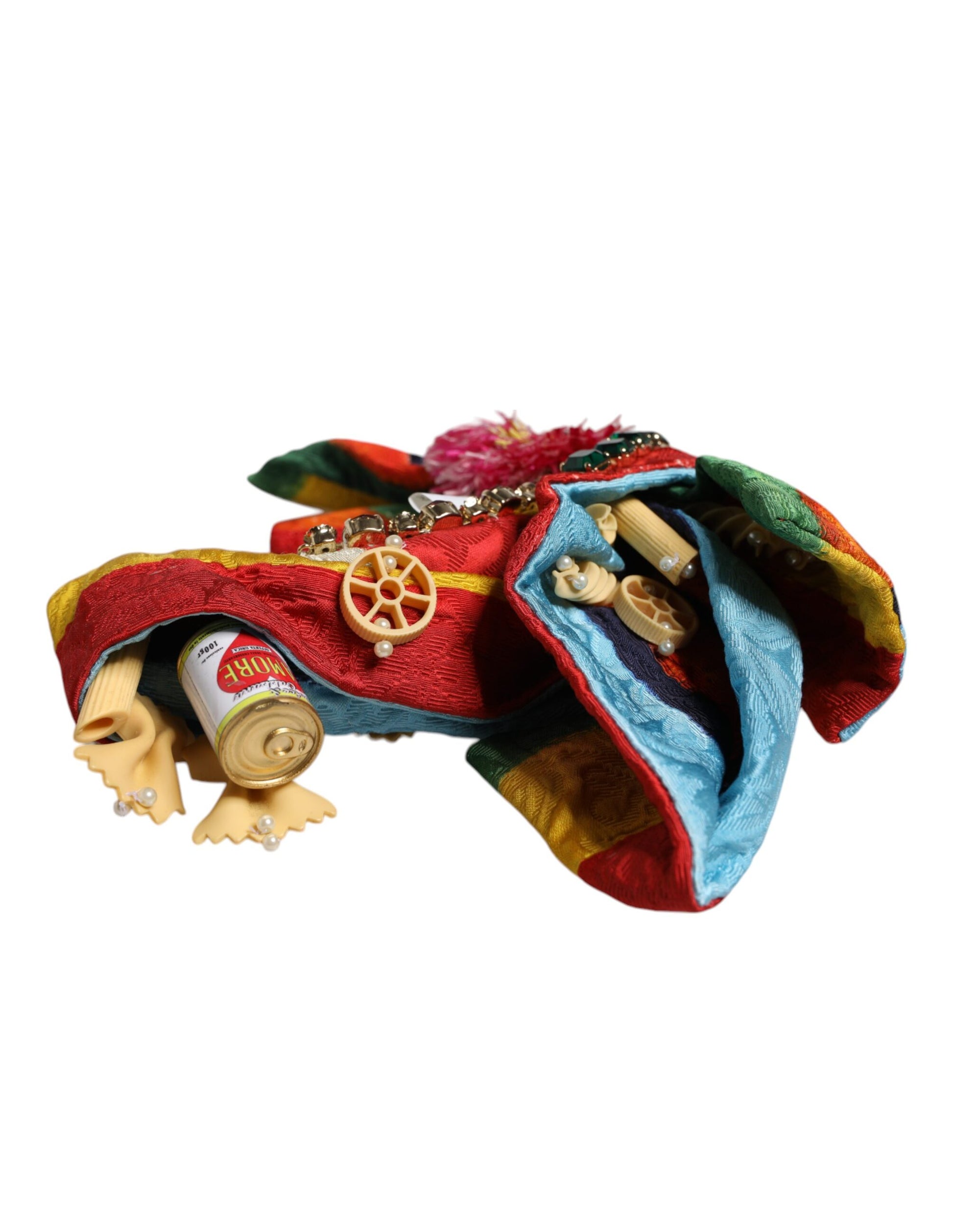 Dolce & Gabbana Multicolor Floral Crystal Embellished Diadem Headband Curated Luxury Accessories by Orvyn
