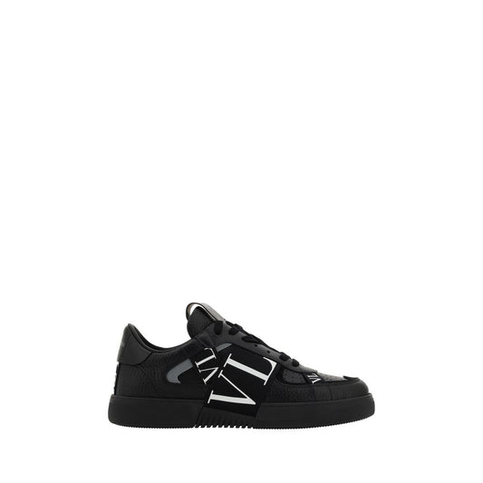 Valentino Garavani Black Leather VL7N Sneakers Curated Luxury Accessories by Orvyn