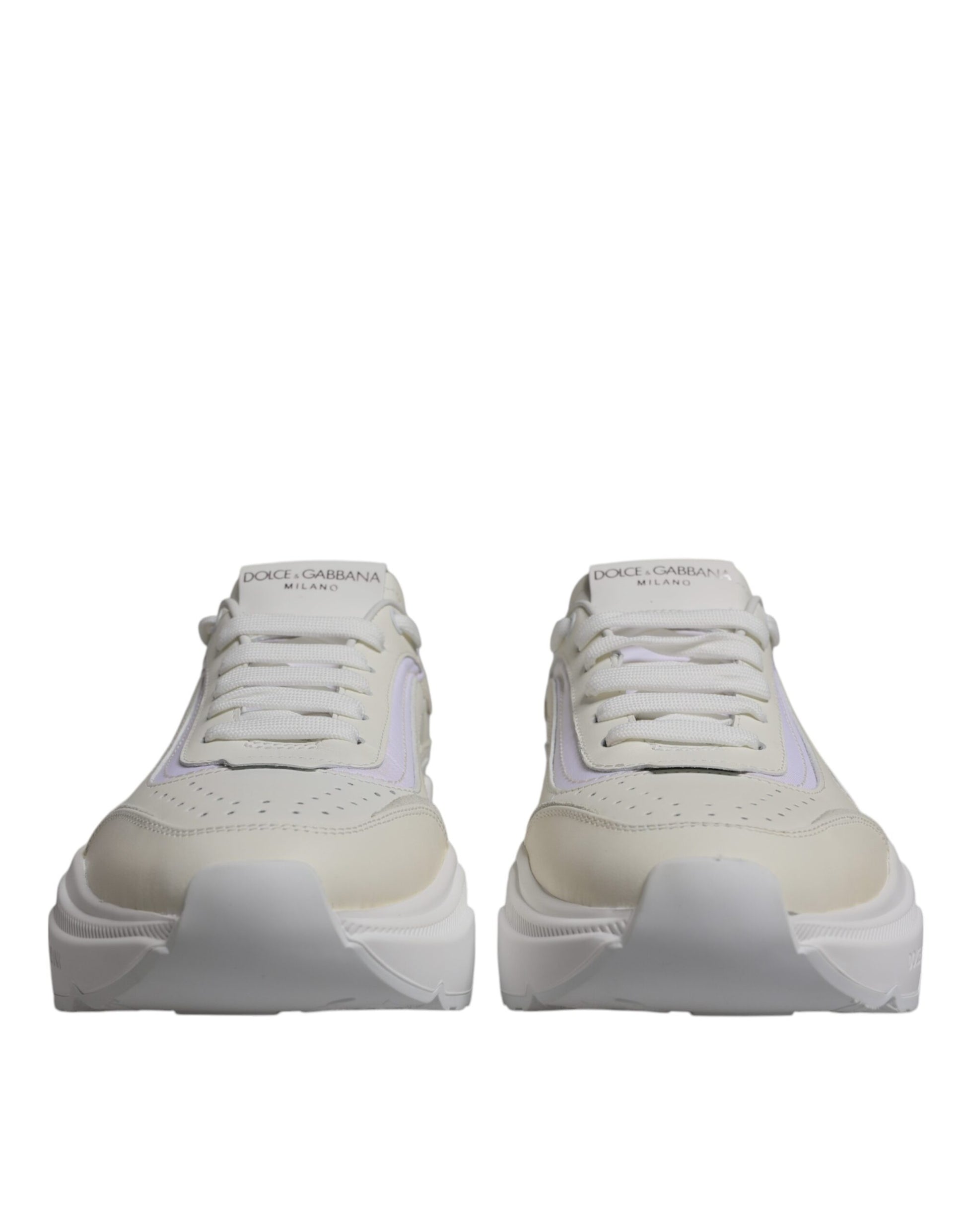 Dolce & Gabbana White Daymaster Low Top Sneakers Shoes Curated Luxury Accessories by Orvyn