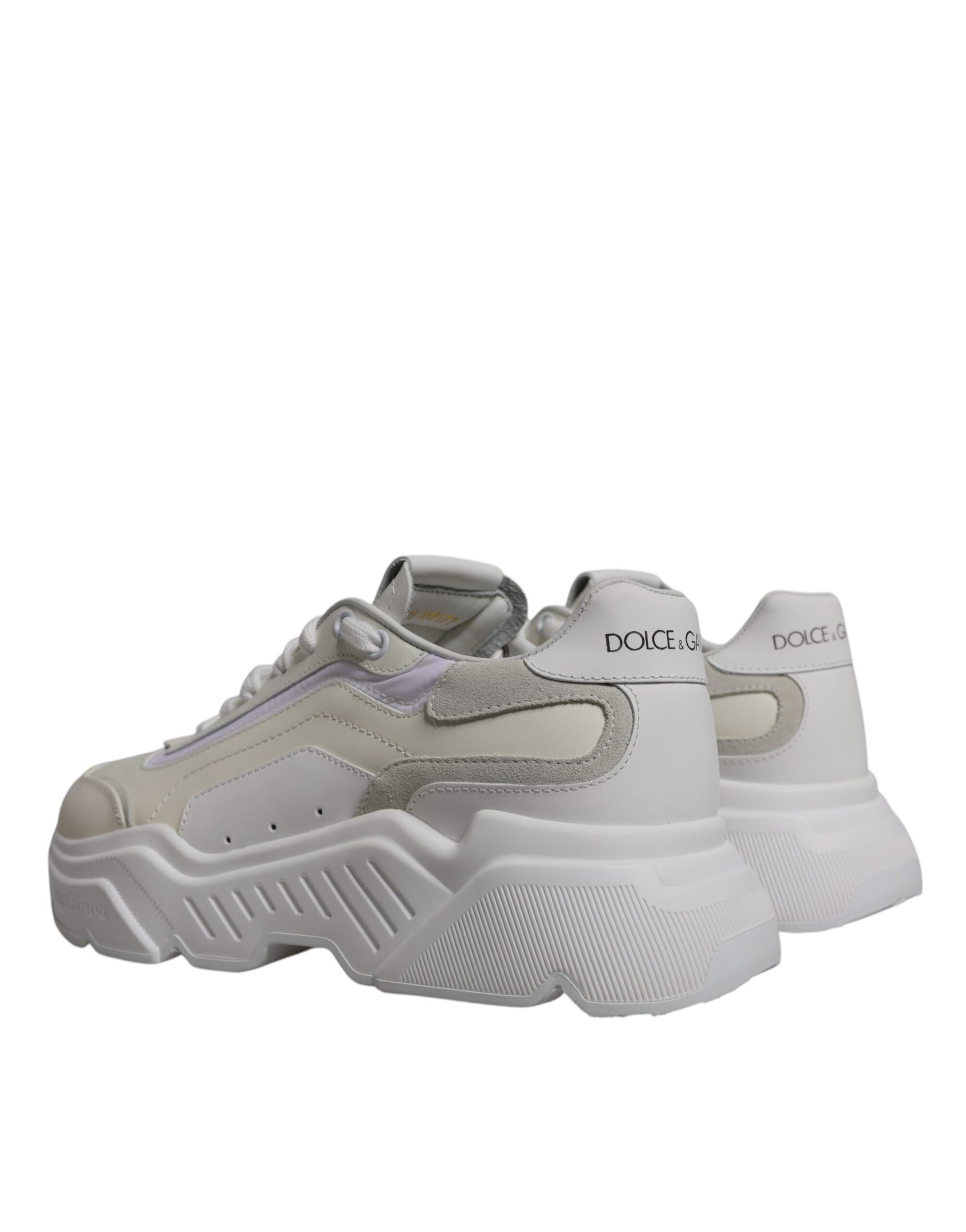 Dolce & Gabbana White Daymaster Low Top Sneakers Shoes Curated Luxury Accessories by Orvyn