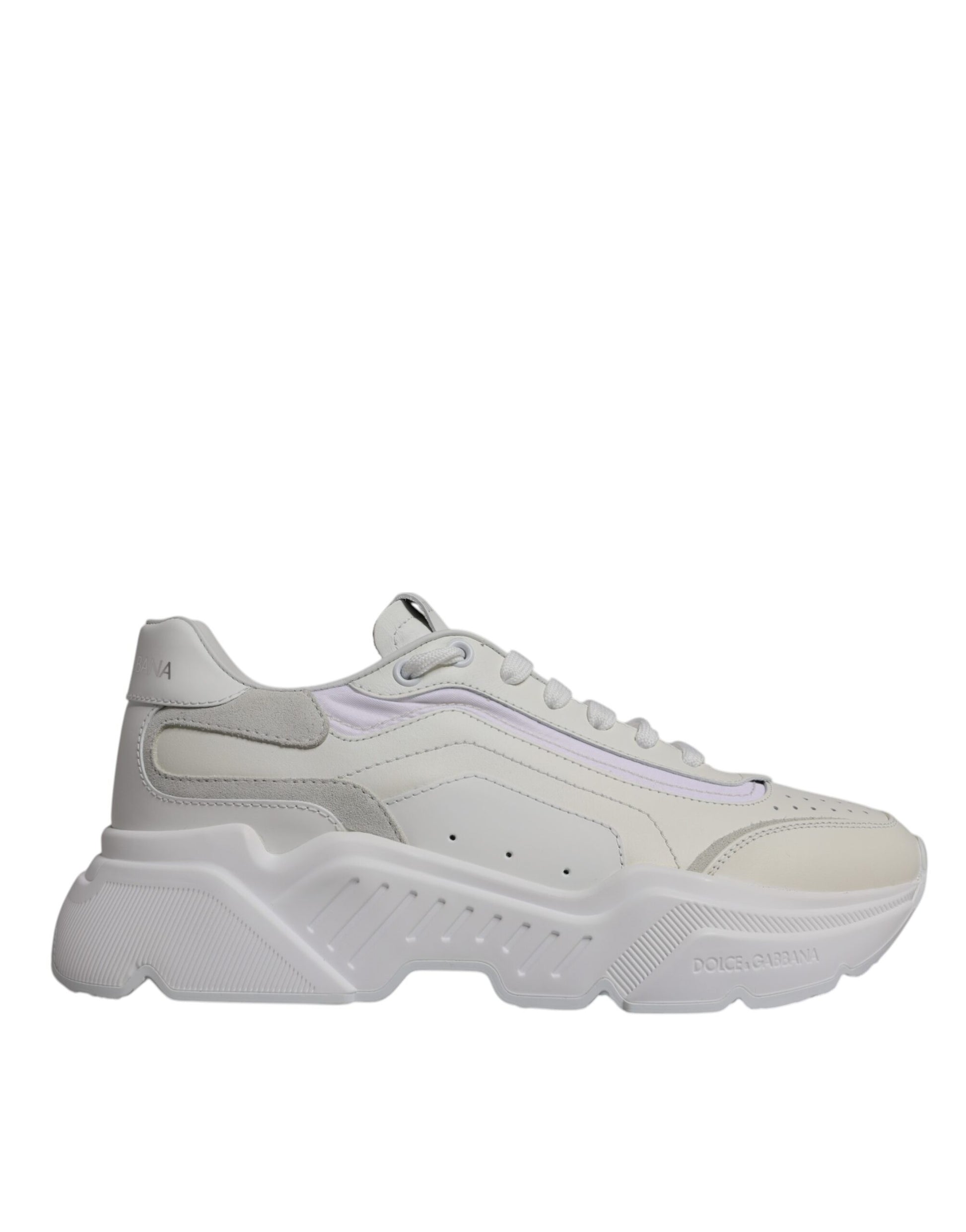 Dolce & Gabbana White Daymaster Low Top Sneakers Shoes Curated Luxury Accessories by Orvyn