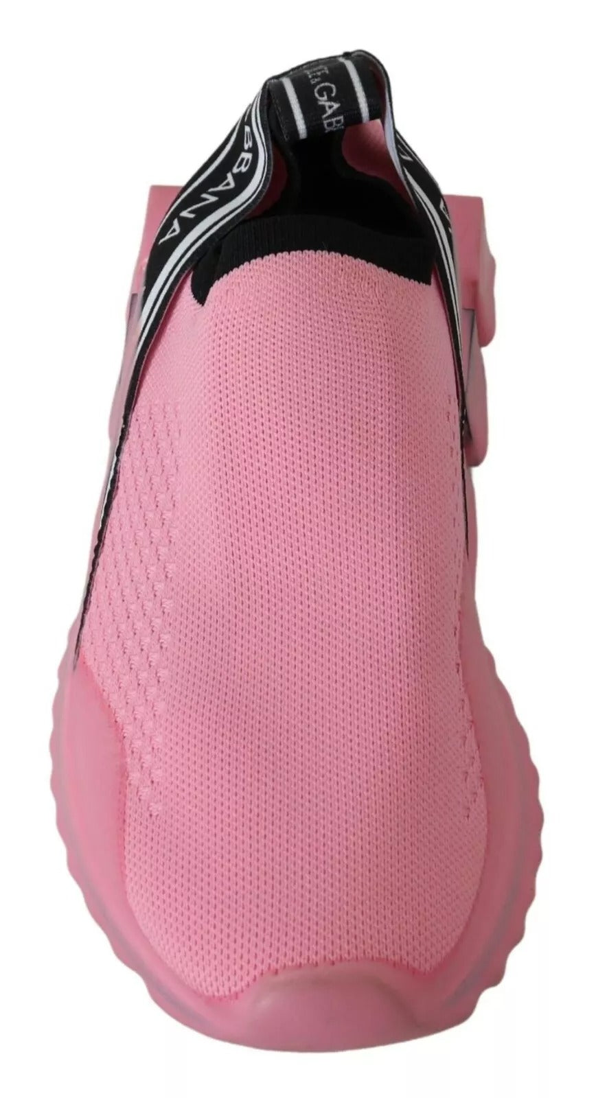 Dolce & Gabbana Pink Low Top Sorrento Sneakers Slip On Casual Shoes Curated Luxury Accessories by Orvyn