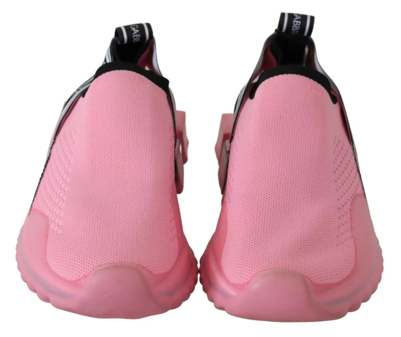 Dolce & Gabbana Pink Low Top Sorrento Sneakers Slip On Casual Shoes Curated Luxury Accessories by Orvyn