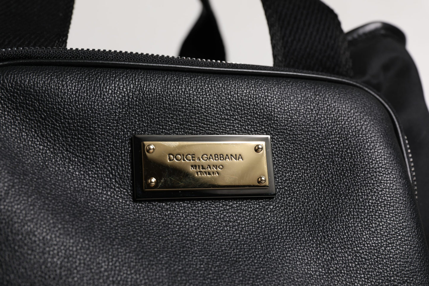 Dolce & Gabbana Black Shoulder Strap Pet Carry Logo Plaque Bag Curated Luxury Accessories by Orvyn