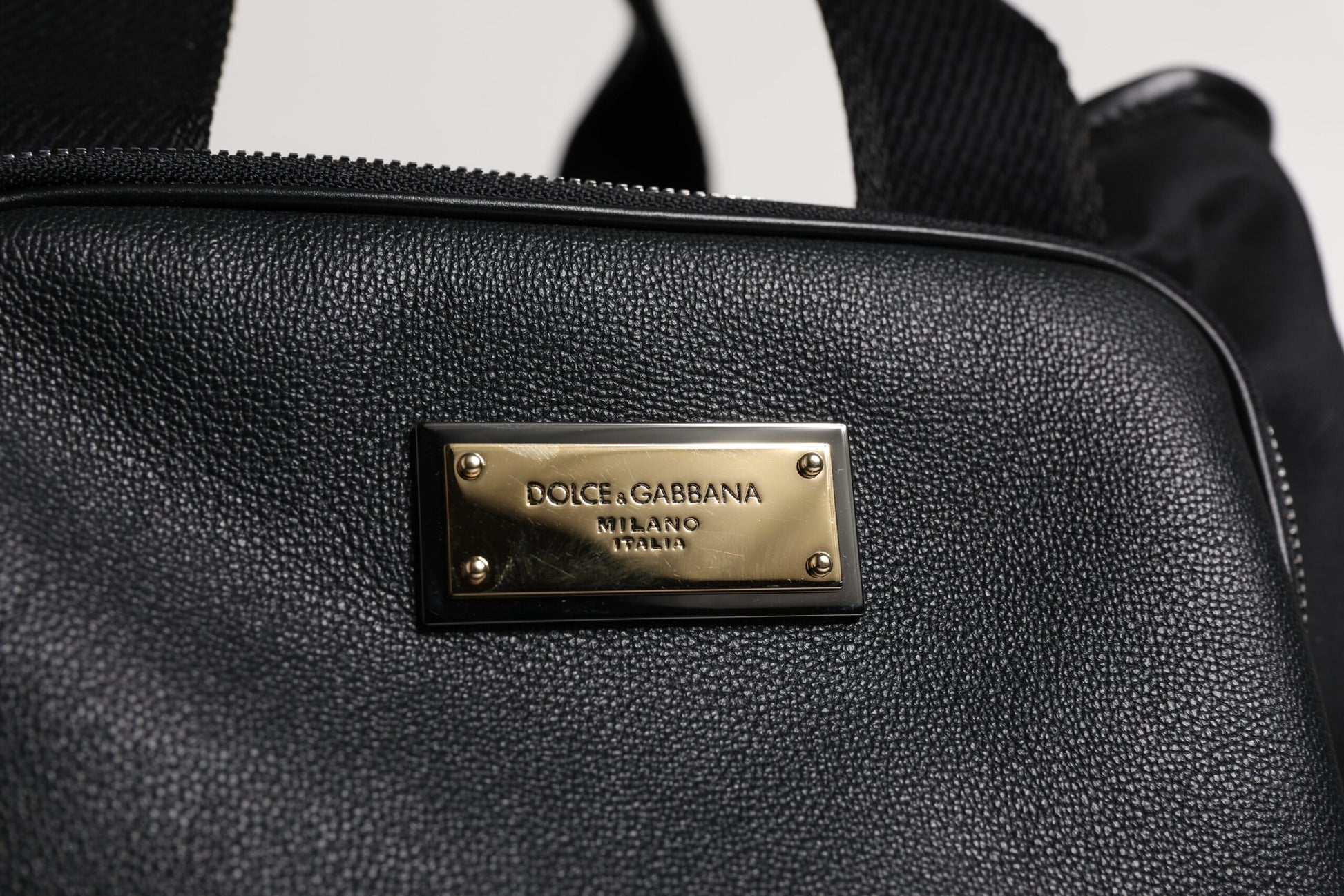 Dolce & Gabbana Black Shoulder Strap Pet Carry Logo Plaque Bag Curated Luxury Accessories by Orvyn