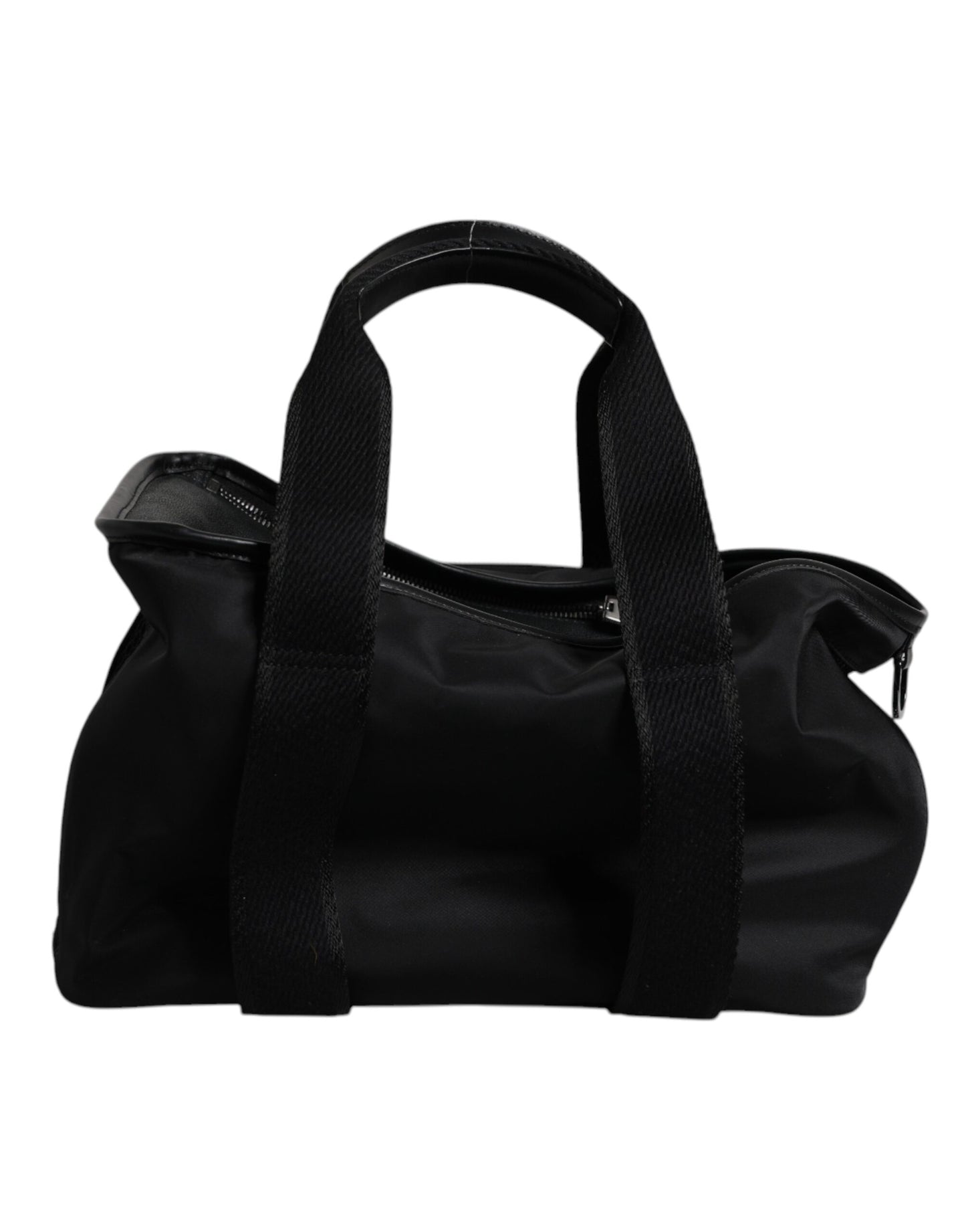 Dolce & Gabbana Black Shoulder Strap Pet Carry Logo Plaque Bag Curated Luxury Accessories by Orvyn
