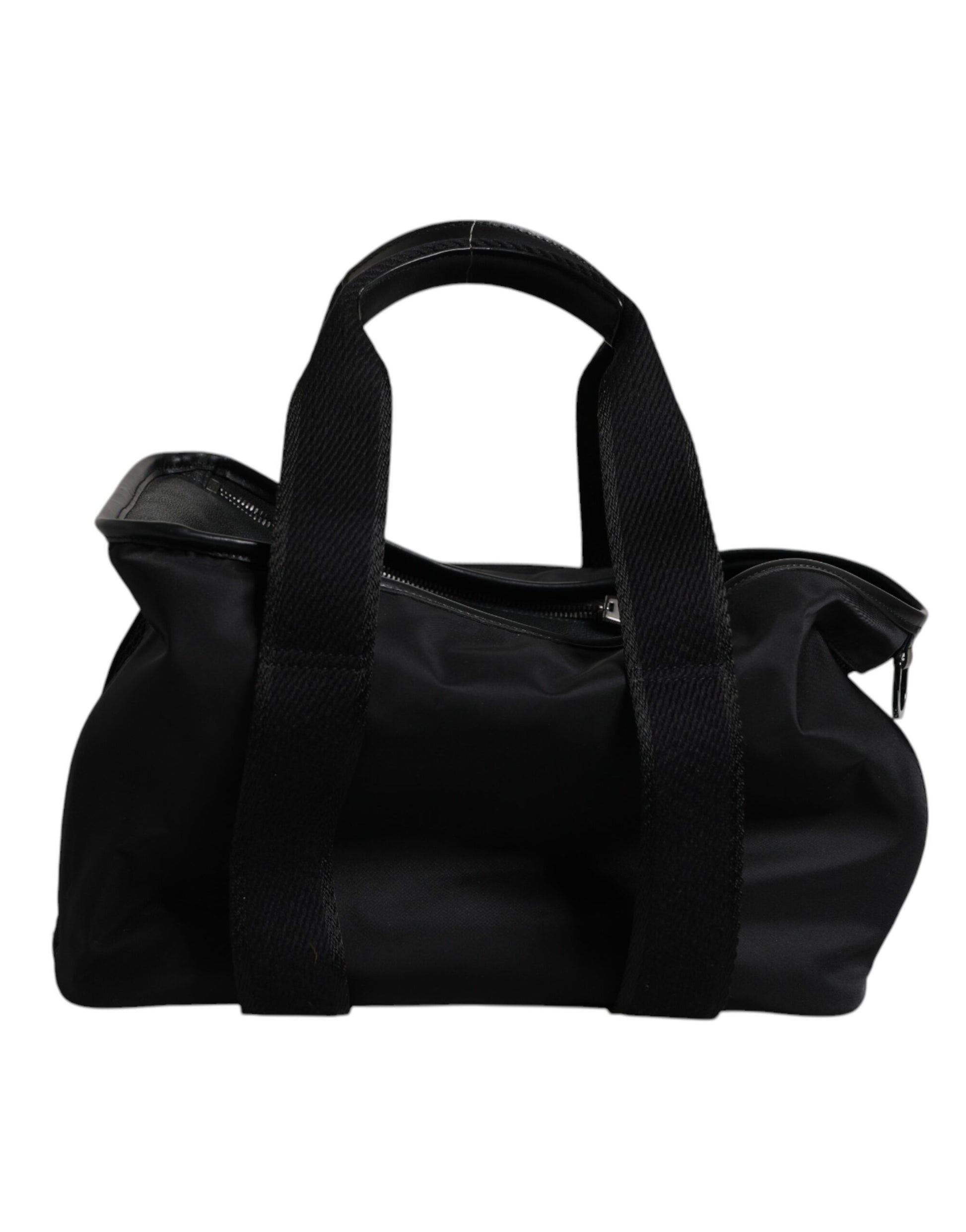 Dolce & Gabbana Black Shoulder Strap Pet Carry Logo Plaque Bag Curated Luxury Accessories by Orvyn