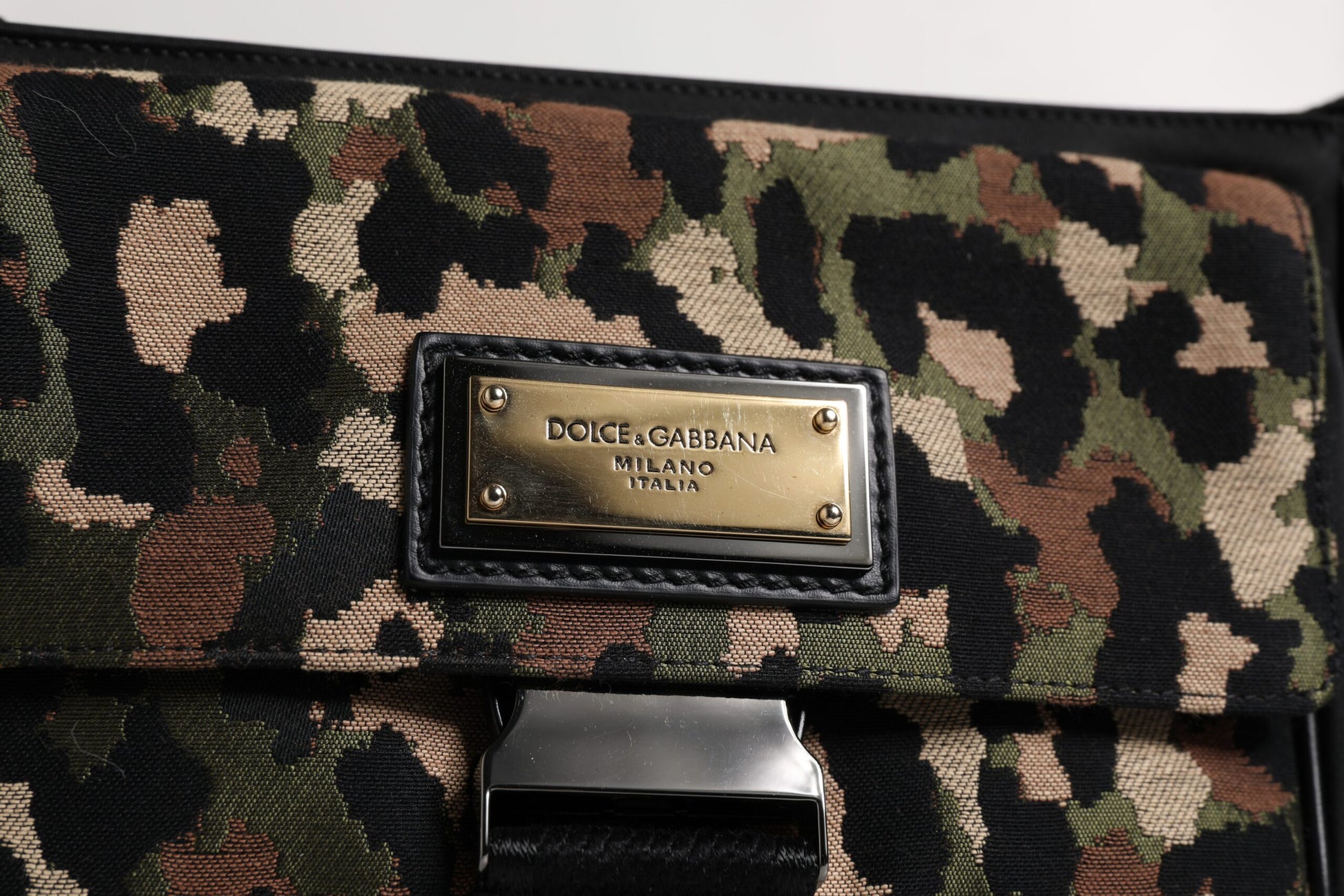 Dolce & Gabbana Multicolor Leopard Jacquard Crossbody Bag Curated Luxury Accessories by Orvyn
